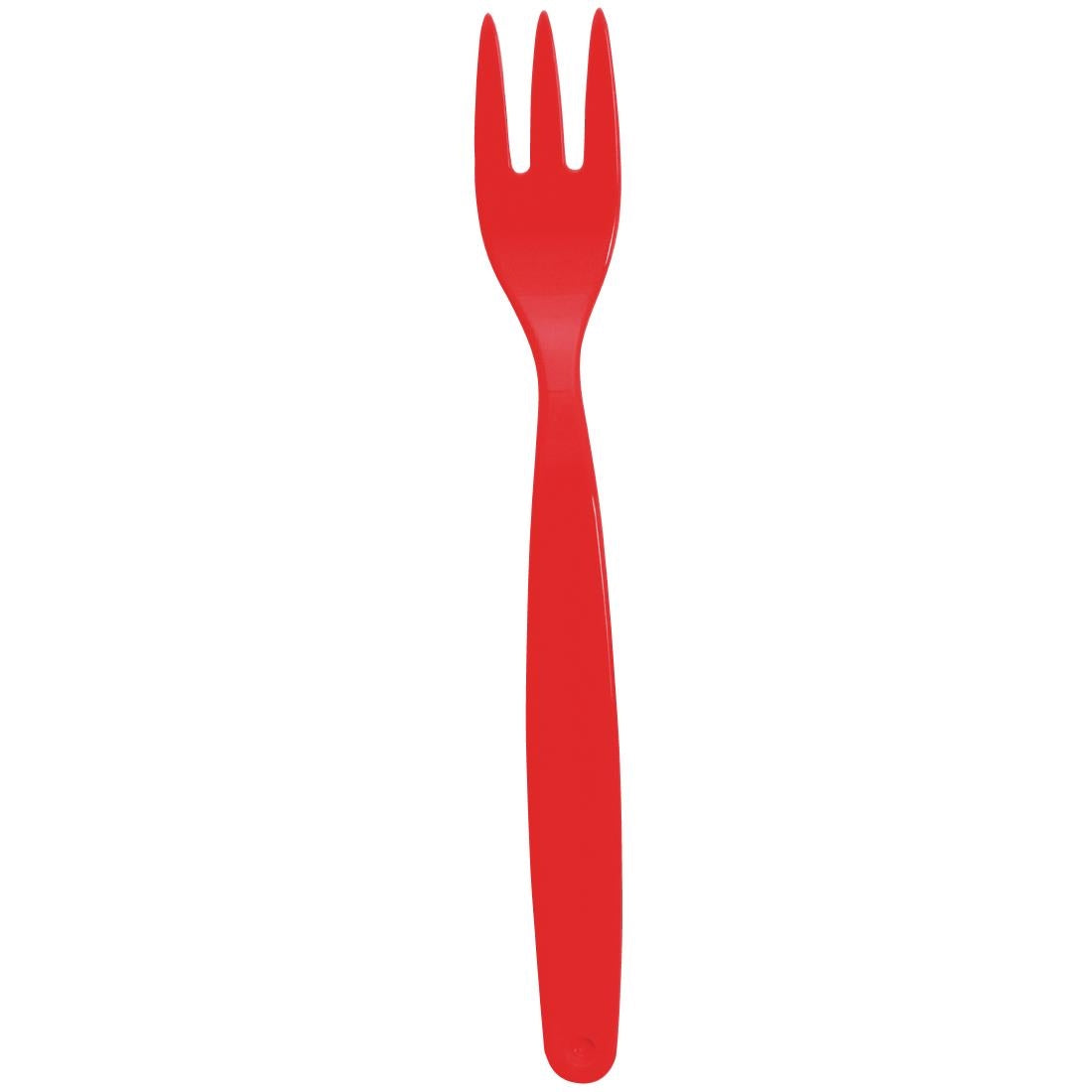 DL118 Polycarbonate Fork Red Kristallon (Pack of 12) JD Catering Equipment Solutions Ltd