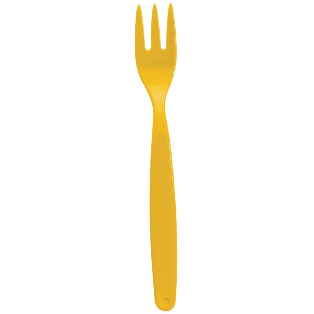 DL119 Kristallon Polycarbonate ForkYellow (Pack of 12) - JD Catering Equipment Solutions Ltd