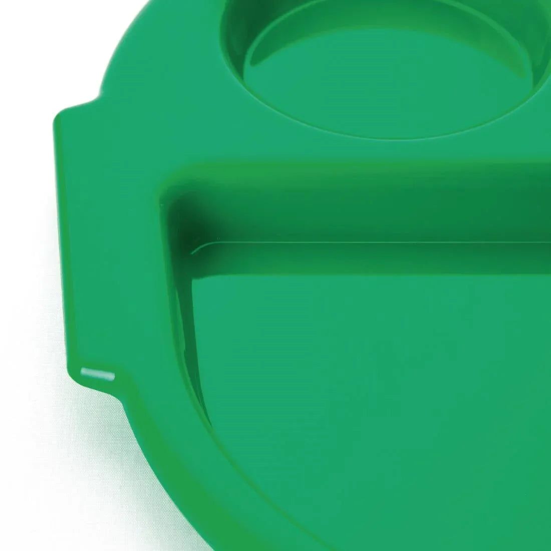 DL128 Kristallon Small Polycarbonate Compartment Food Trays Green 322mm - JD Catering Equipment Solutions Ltd