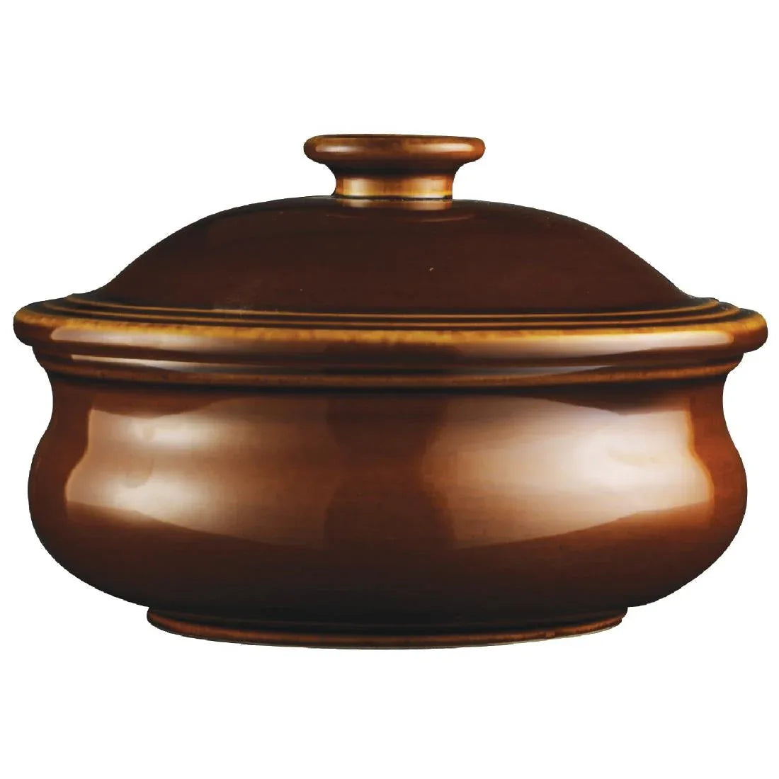 DL392 Churchill Rustics Simmer Stew Pots and Lids 140mm (Pack of 6) - JD Catering Equipment Solutions Ltd