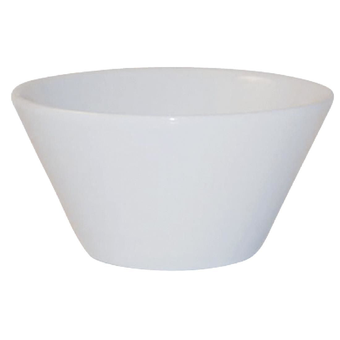 DL402 Churchill Bit on the Side White Zest Snack Bowls 121mm (Pack of 12) JD Catering Equipment Solutions Ltd