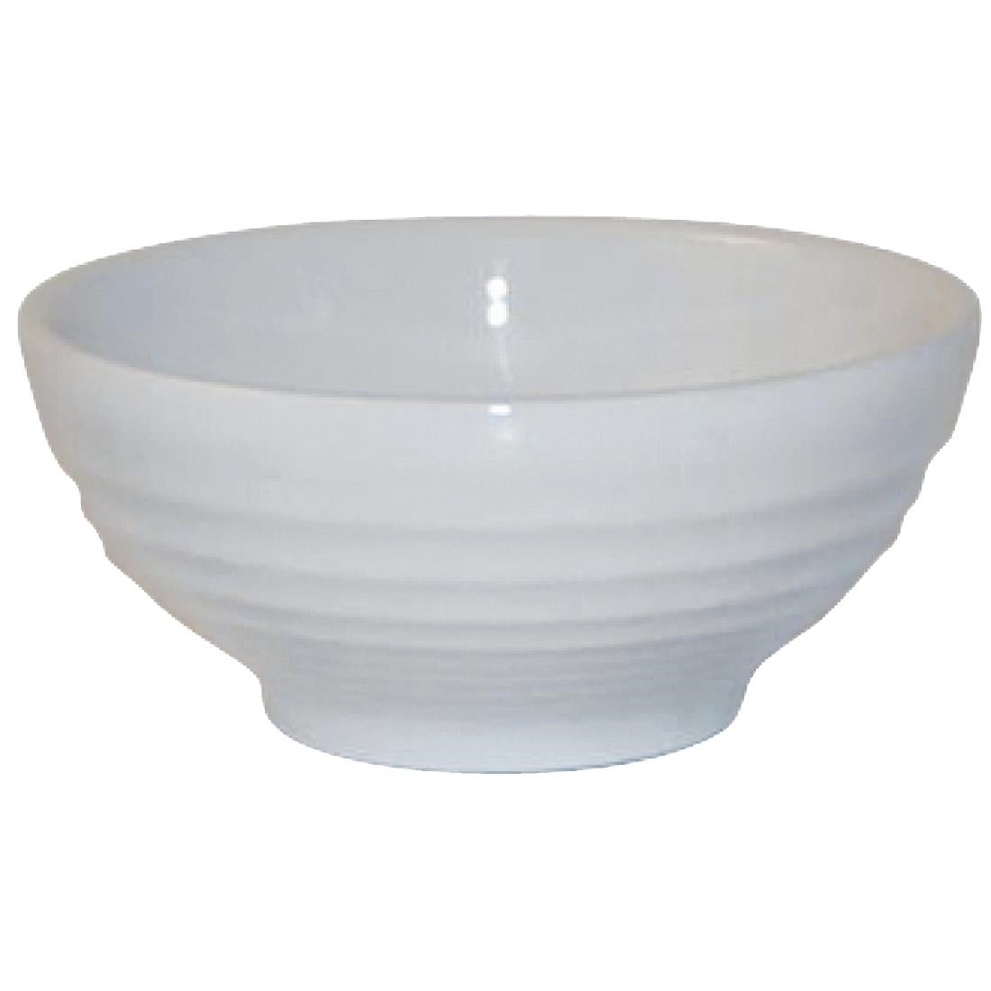 DL405 Churchill Bit on the Side White Ripple Snack Bowls 102mm (Pack of 12) JD Catering Equipment Solutions Ltd