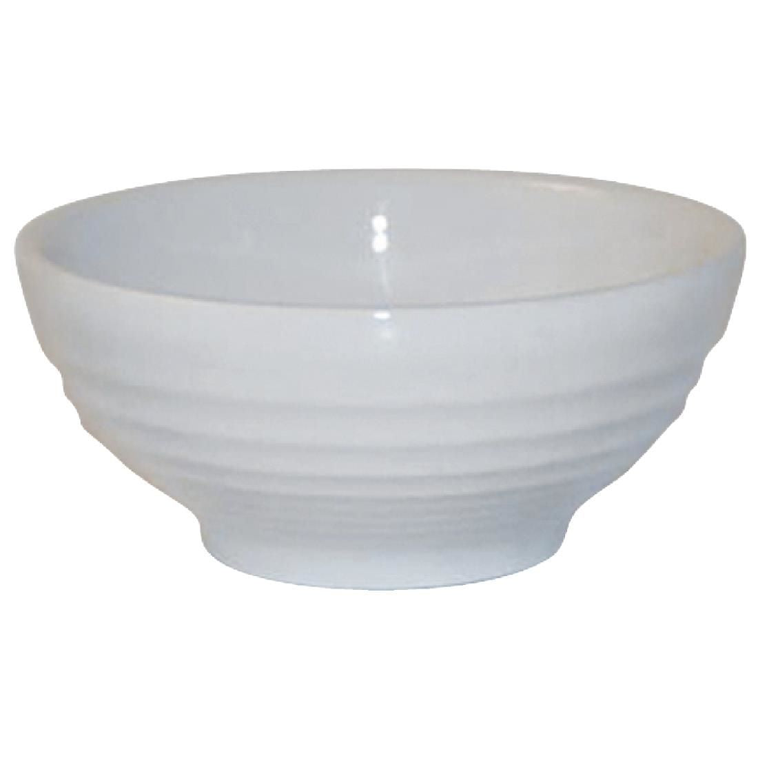 DL406 Churchill Bit on the Side White Ripple Snack Bowls 120mm (Pack of 12) JD Catering Equipment Solutions Ltd