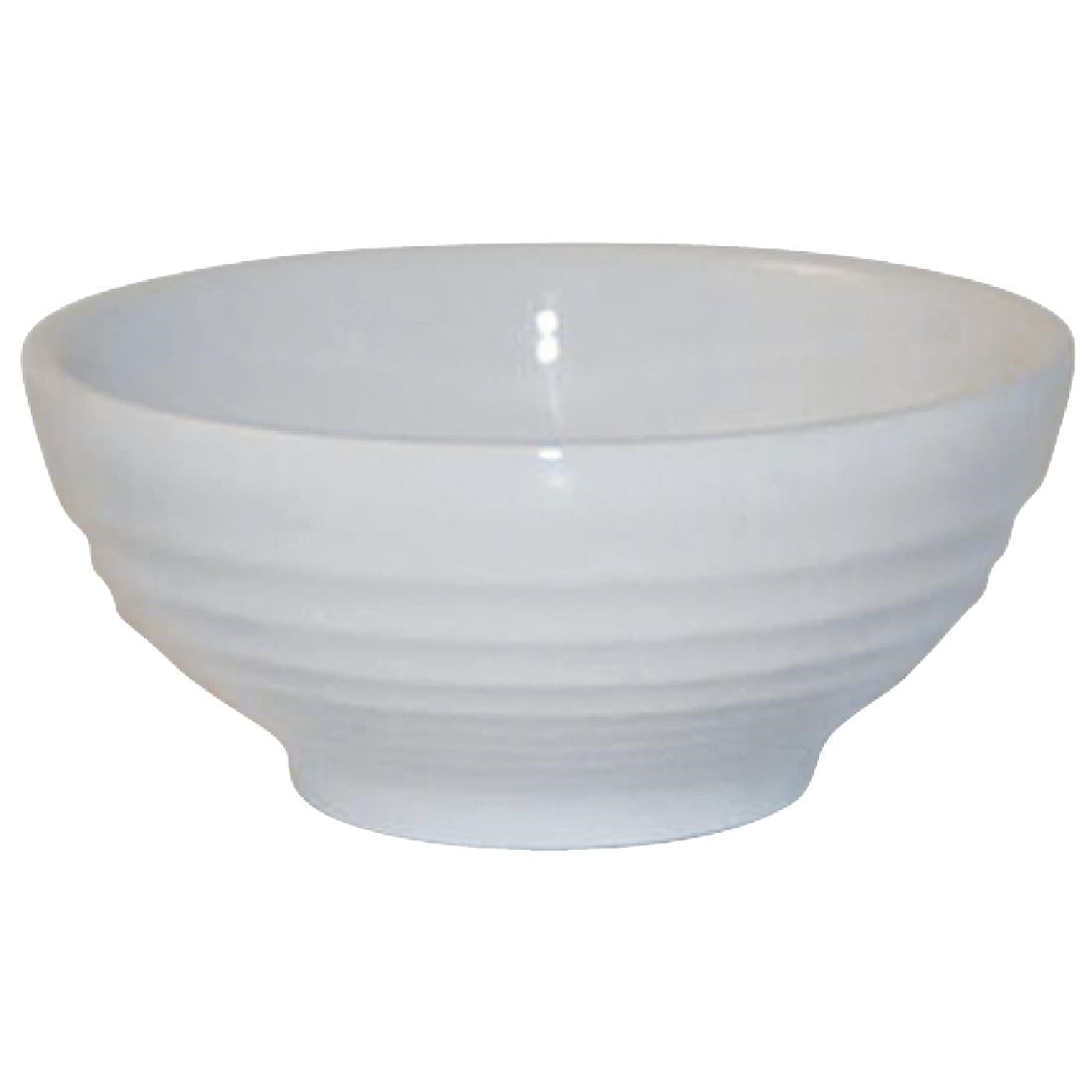 DL406 Churchill Bit on the Side White Ripple Snack Bowls 120mm (Pack of 12) JD Catering Equipment Solutions Ltd