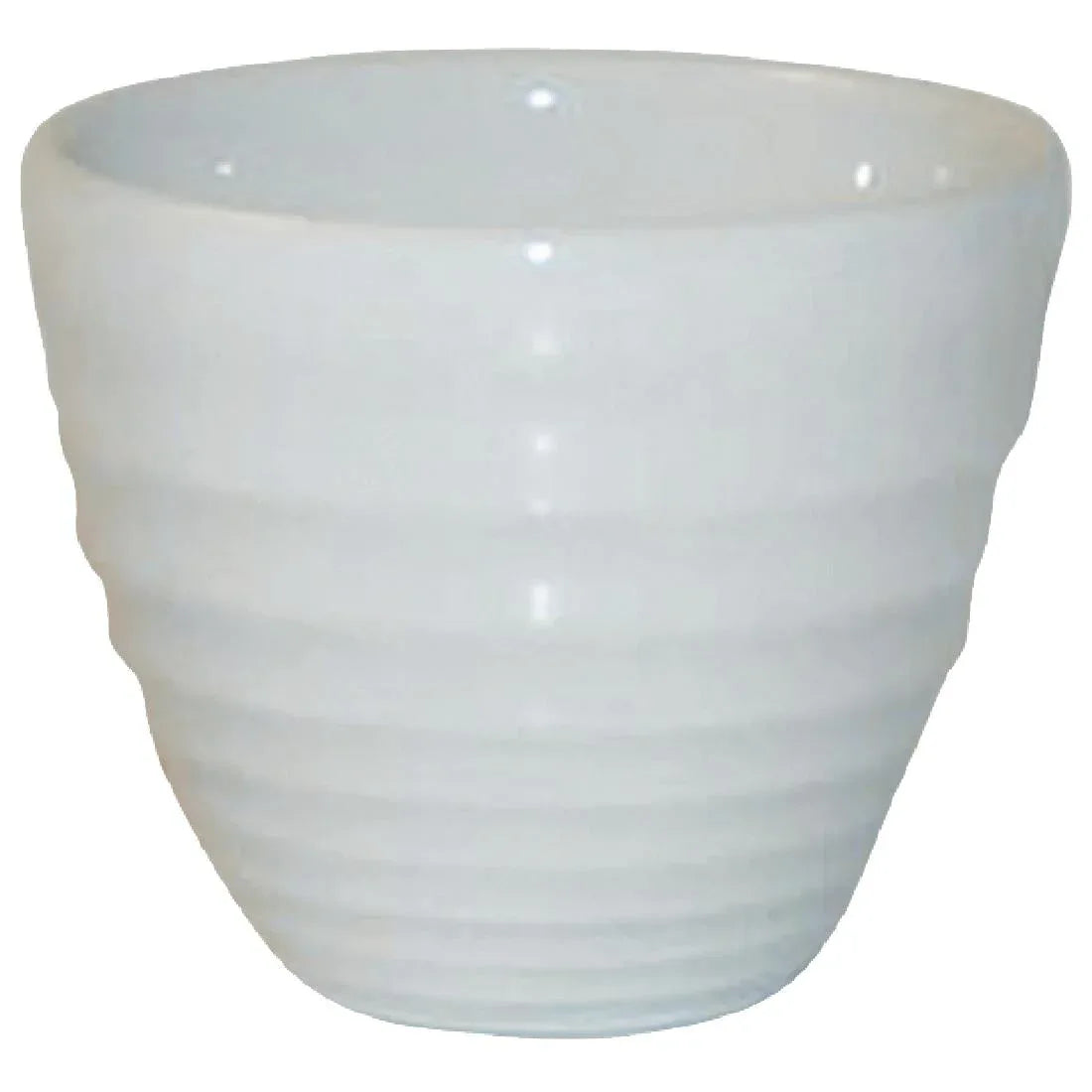 DL414 Churchill Bit on the Side White Ripple Dip Pots 57ml (Pack of 12) - JD Catering Equipment Solutions Ltd
