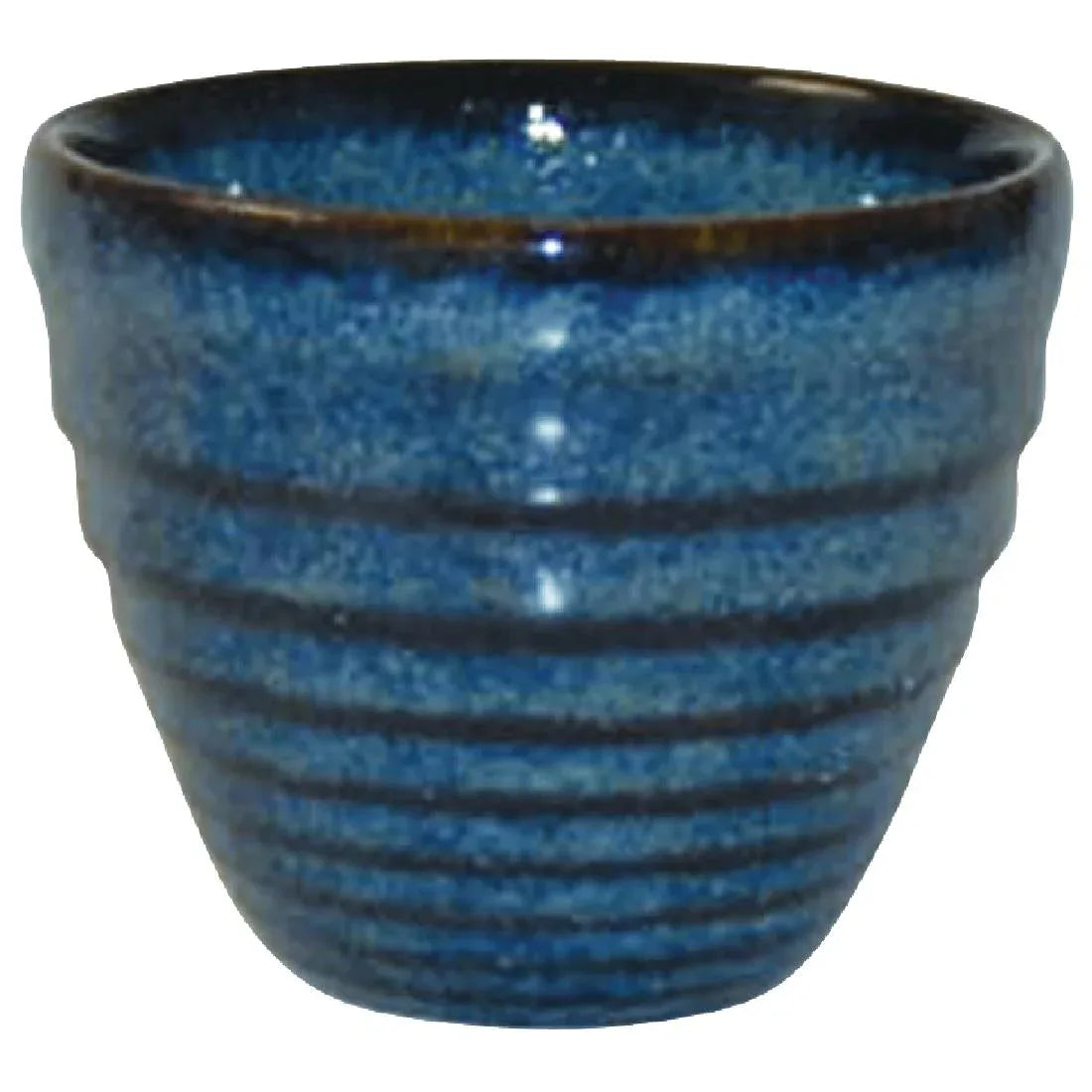 DL415 Churchill Bit on the Side Blue Ripple Dip Pots 57ml (Pack of 12) - JD Catering Equipment Solutions Ltd