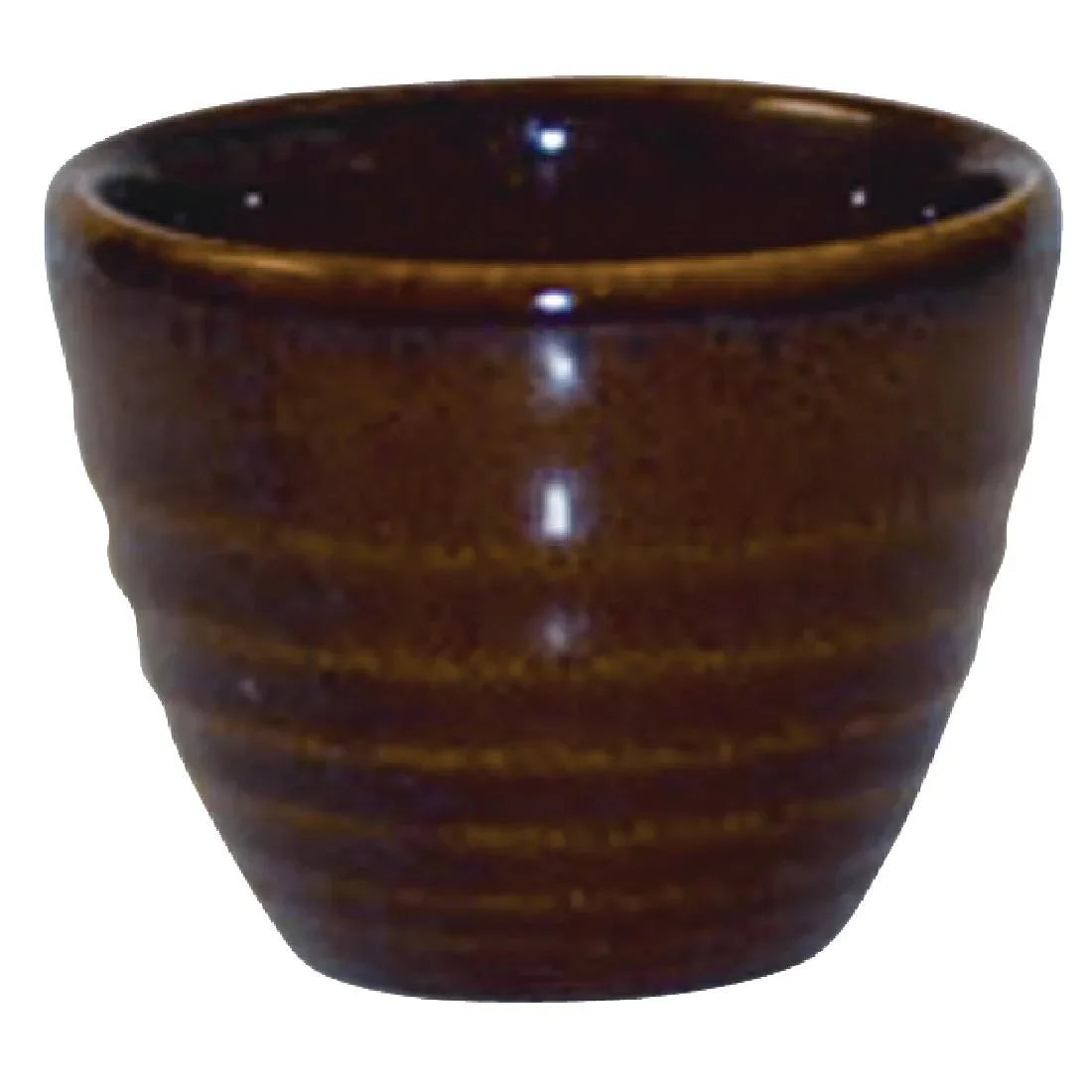 DL416 Churchill Bit on the Side Brown Ripple Dip Pots 57ml (Pack of 12) - JD Catering Equipment Solutions Ltd