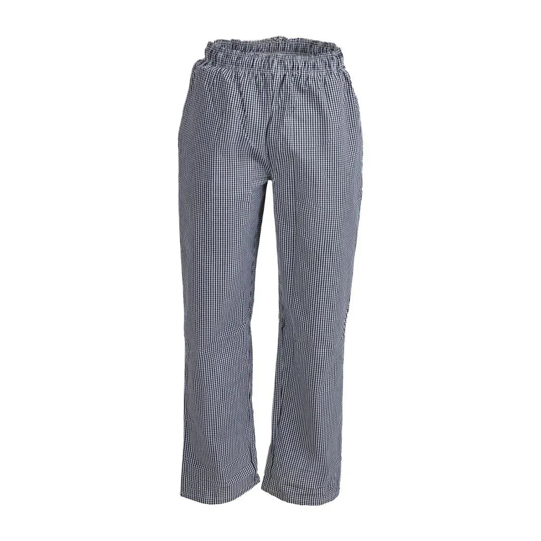 DL712-XXL Whites Unisex Vegas Chefs Trousers Black and White Check 2XL - JD Catering Equipment Solutions Ltd