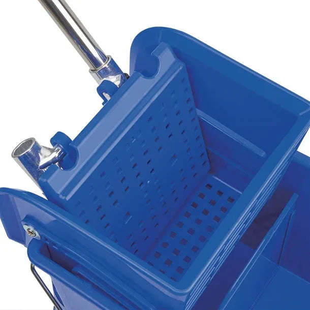 DL913 Jantex Kentucky Mop Bucket and Wringer 20Ltr Blue JD Catering Equipment Solutions Ltd