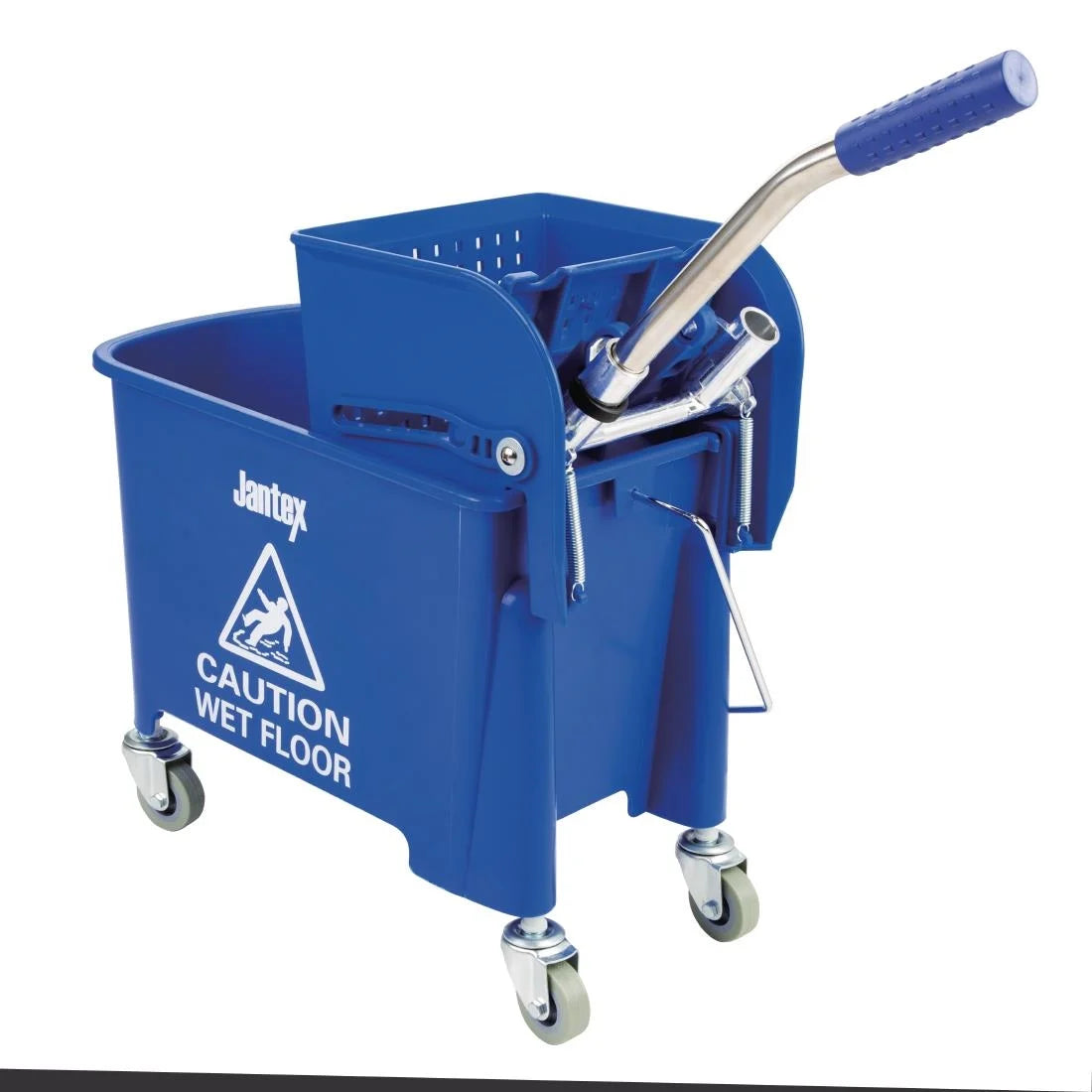 DL913 Jantex Kentucky Mop Bucket and Wringer 20Ltr Blue JD Catering Equipment Solutions Ltd