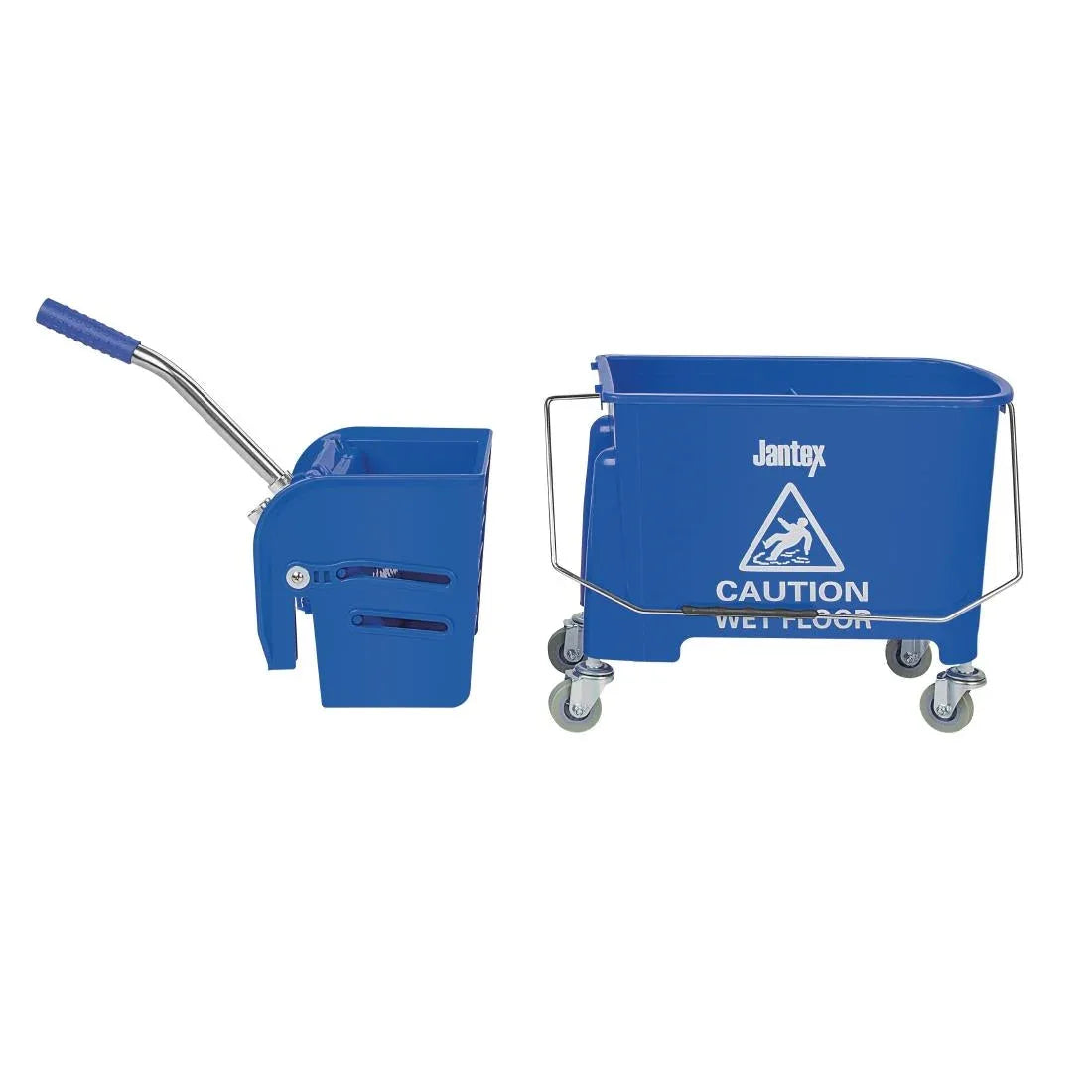 DL913 Jantex Kentucky Mop Bucket and Wringer 20Ltr Blue JD Catering Equipment Solutions Ltd
