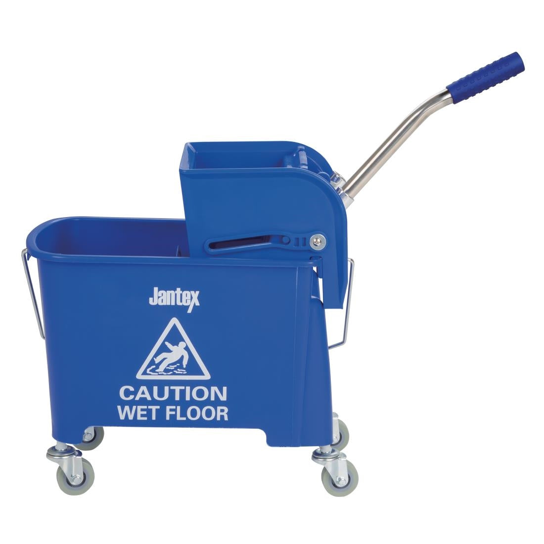 DL913 Jantex Kentucky Mop Bucket and Wringer 20Ltr Blue JD Catering Equipment Solutions Ltd