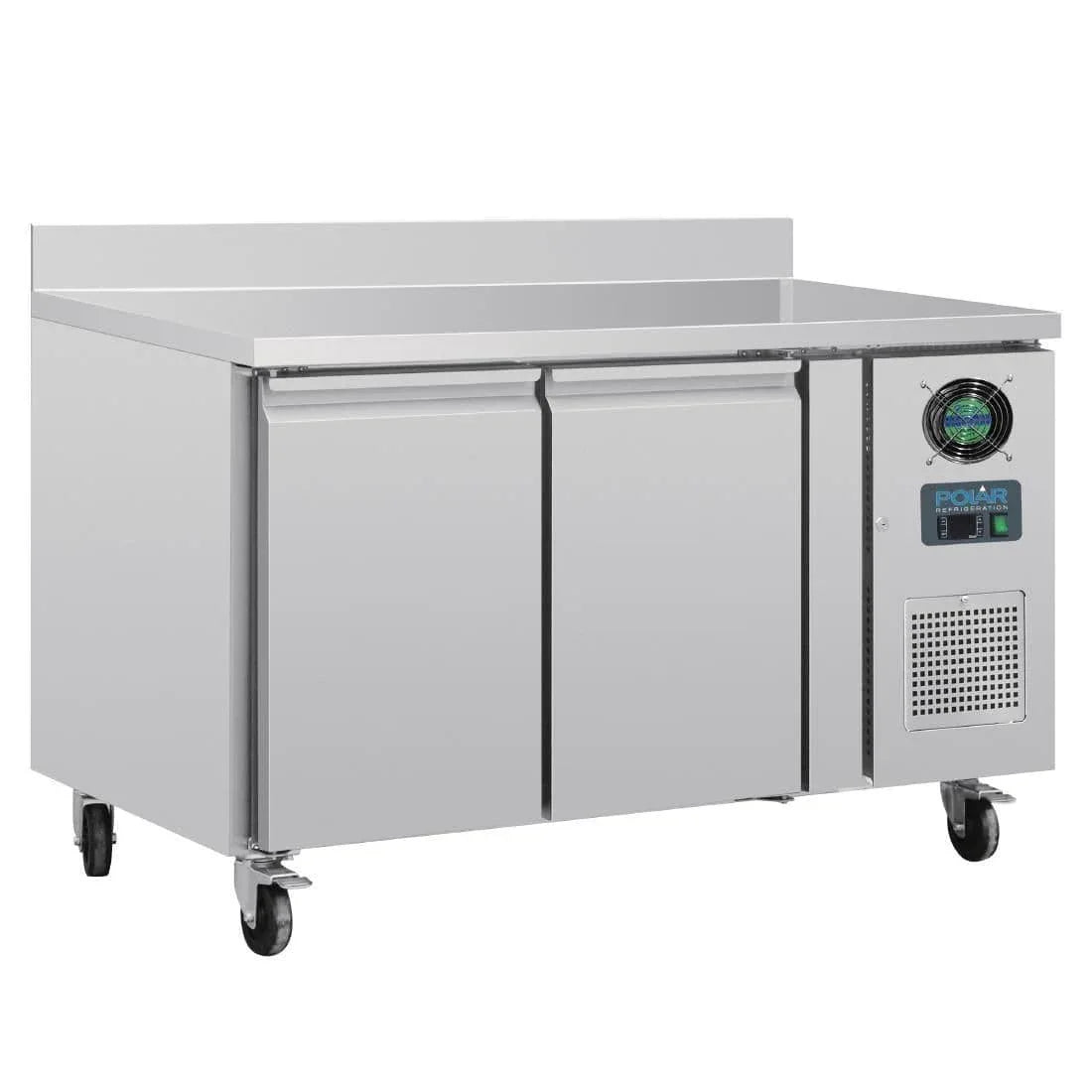 DL916 Polar U-Series Double Door Counter Freezer with Upstand 282Ltr - JD Catering Equipment Solutions Ltd