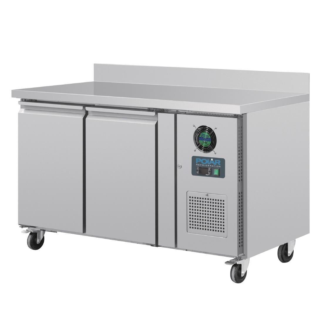 DL916 Polar U-Series Double Door Counter Freezer with Upstand 282Ltr JD Catering Equipment Solutions Ltd