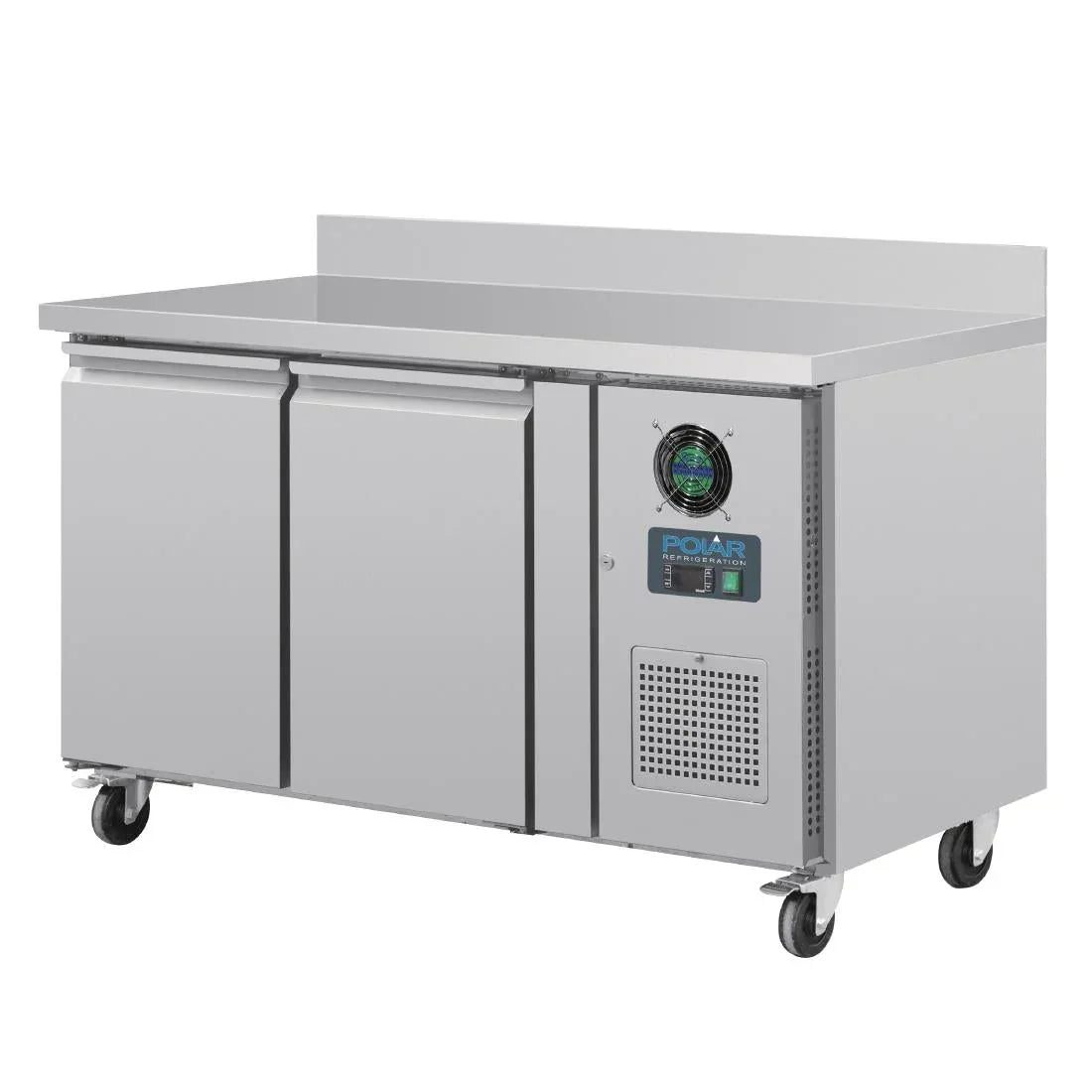 DL916 Polar U-Series Double Door Counter Freezer with Upstand 282Ltr - JD Catering Equipment Solutions Ltd