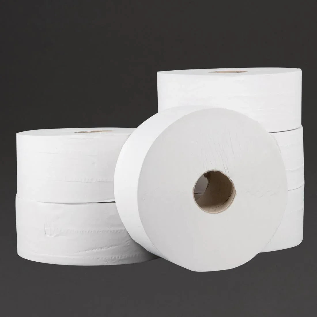 DL919 Jantex Jumbo Toilet Rolls 2-Ply 300m (Pack of 6) - JD Catering Equipment Solutions Ltd