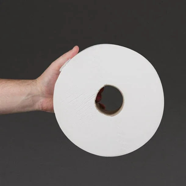 DL919 Jantex Jumbo Toilet Rolls 2-Ply 300m (Pack of 6) - JD Catering Equipment Solutions Ltd