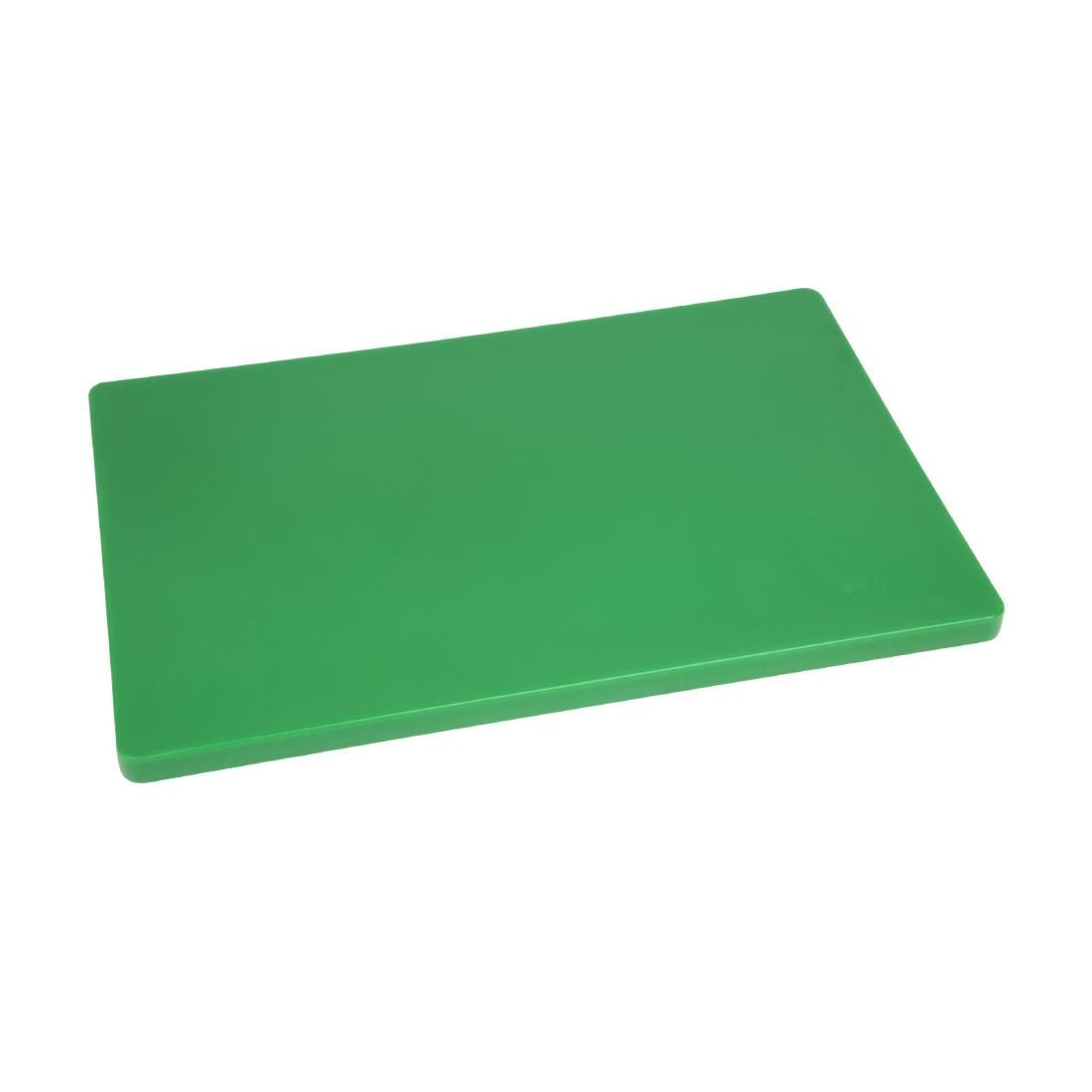 DM006 Hygiplas Extra Thick Low Density Green Chopping Board Standard JD Catering Equipment Solutions Ltd