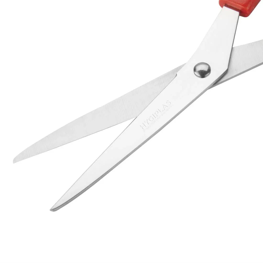 DM036 Hygiplas Red Colour Coded Scissors JD Catering Equipment Solutions Ltd