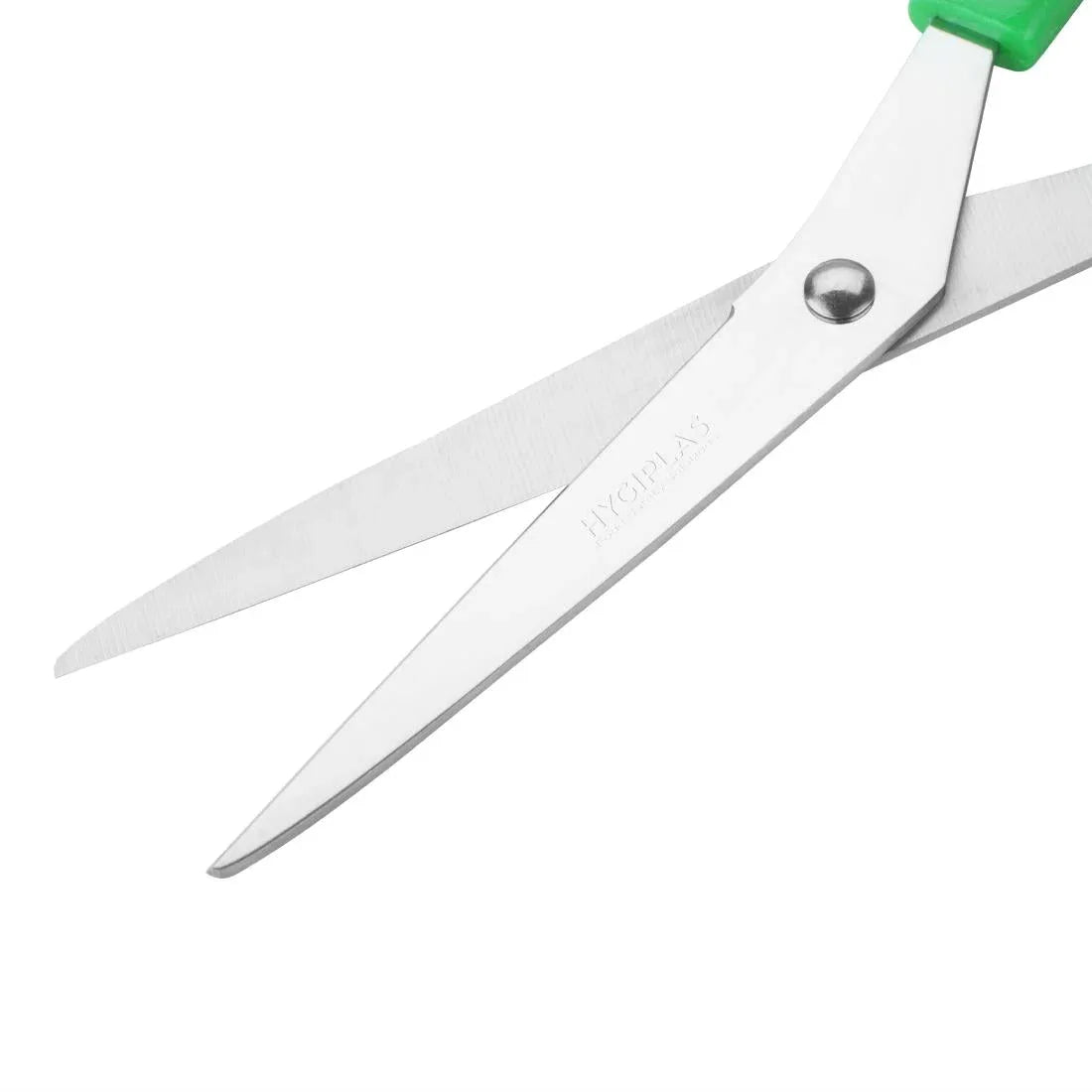 DM039 Hygiplas Green Colour Coded Scissors JD Catering Equipment Solutions Ltd