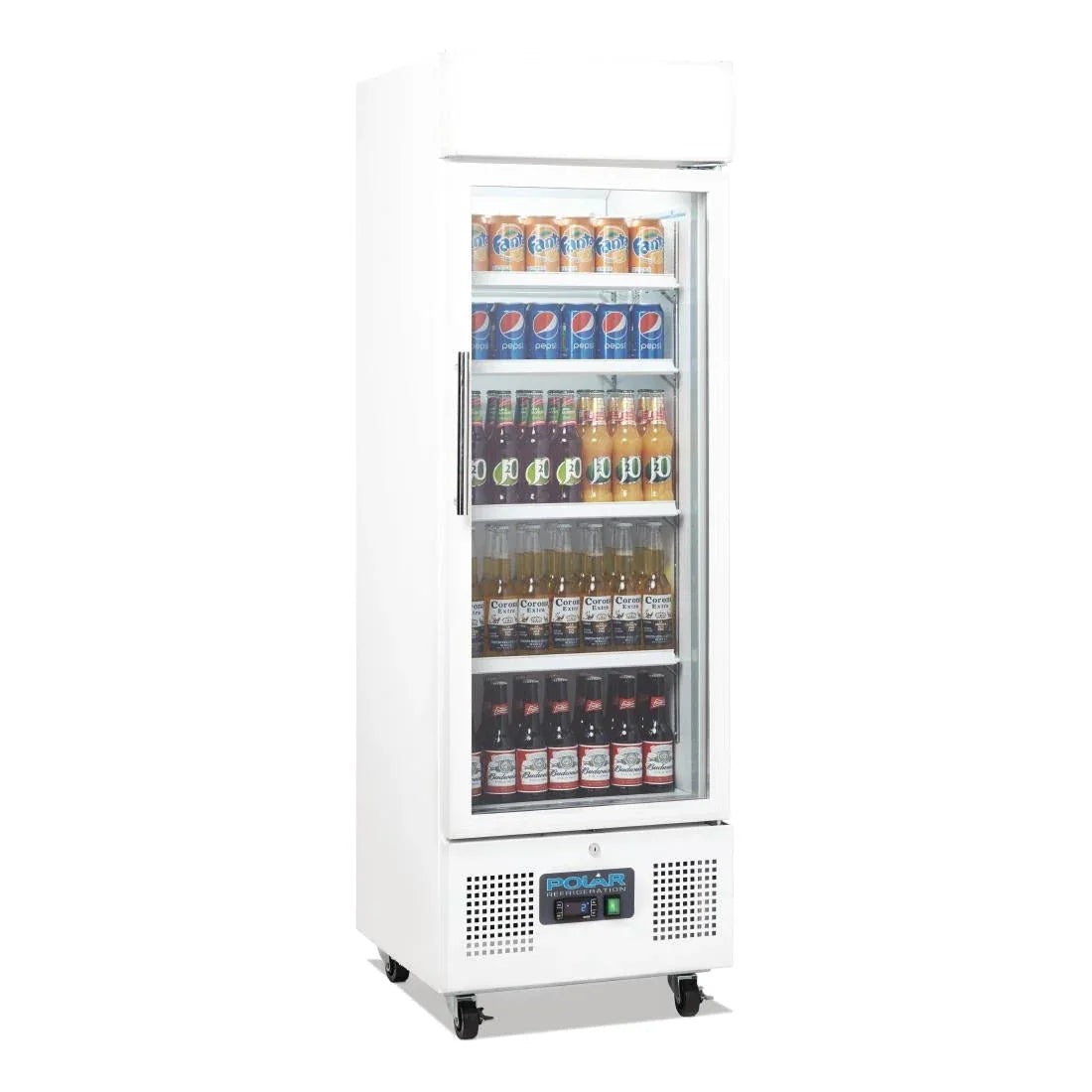 DM075 Polar G-Series Upright Display Fridge 218Ltr White - JD Catering Equipment Solutions Ltd