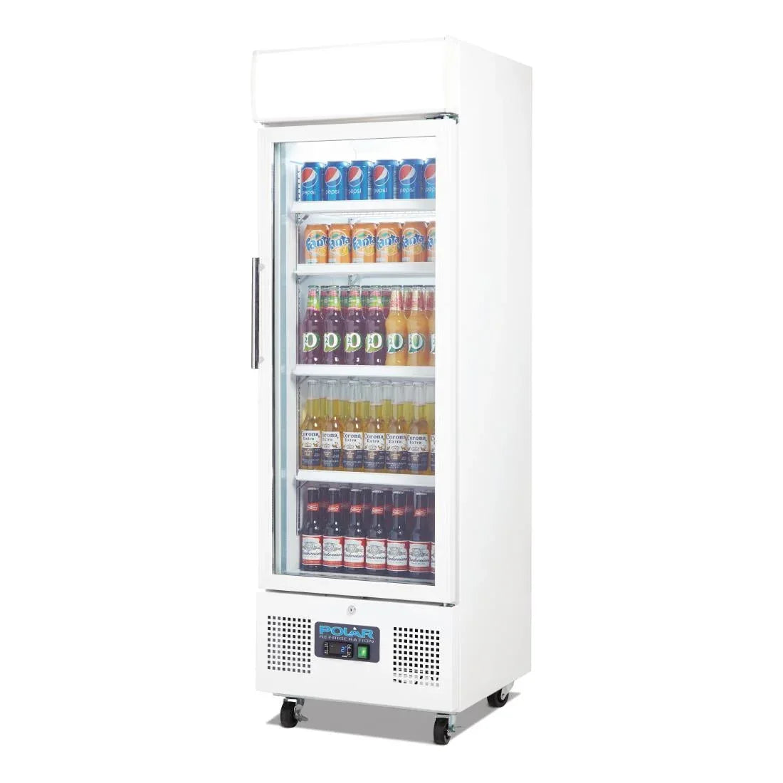 DM075 Polar G-Series Upright Display Fridge 218Ltr White - JD Catering Equipment Solutions Ltd