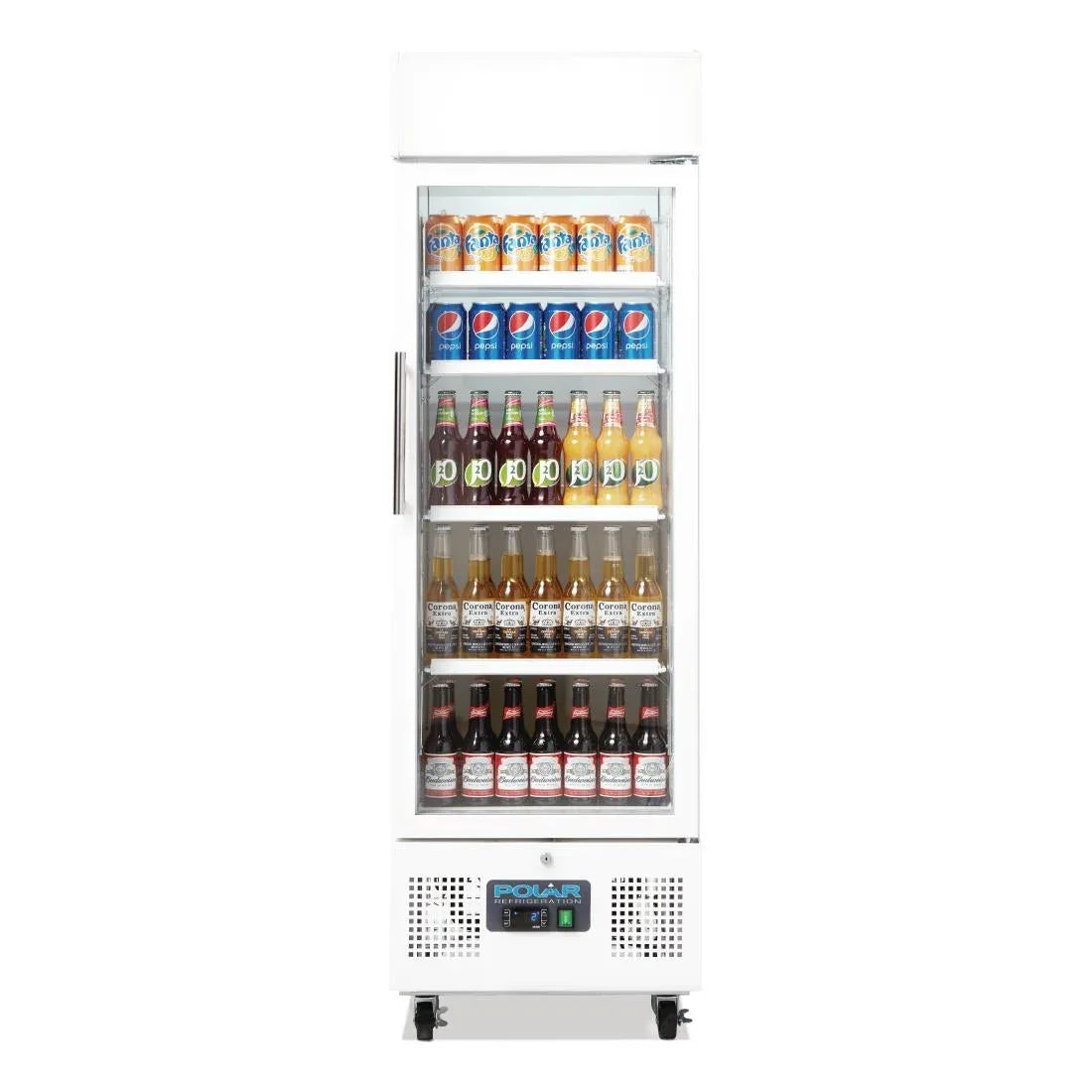 DM075 Polar G-Series Upright Display Fridge 218Ltr White - JD Catering Equipment Solutions Ltd