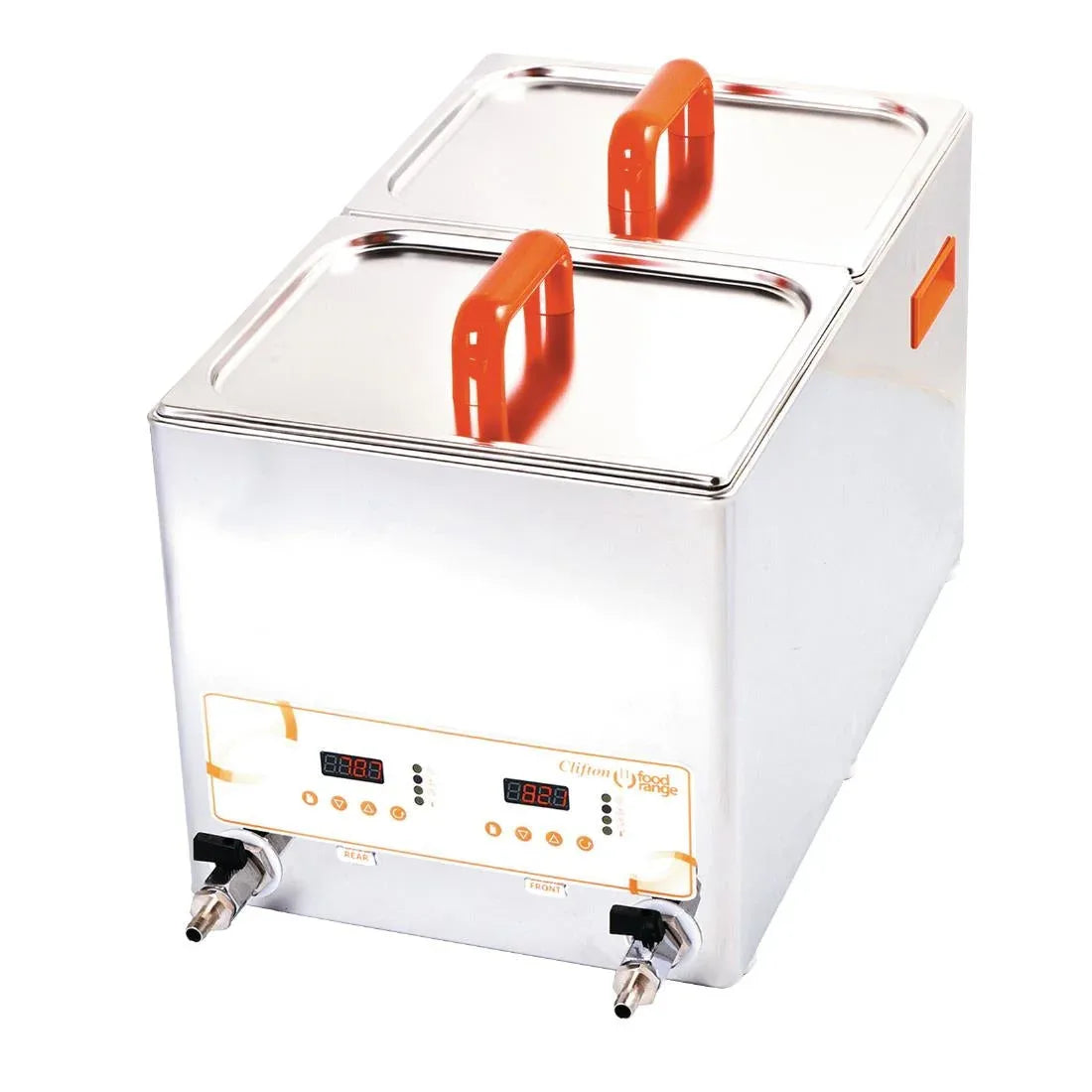 DM083 Clifton Compact Double Water Bath FLE-8/8 - JD Catering Equipment Solutions Ltd