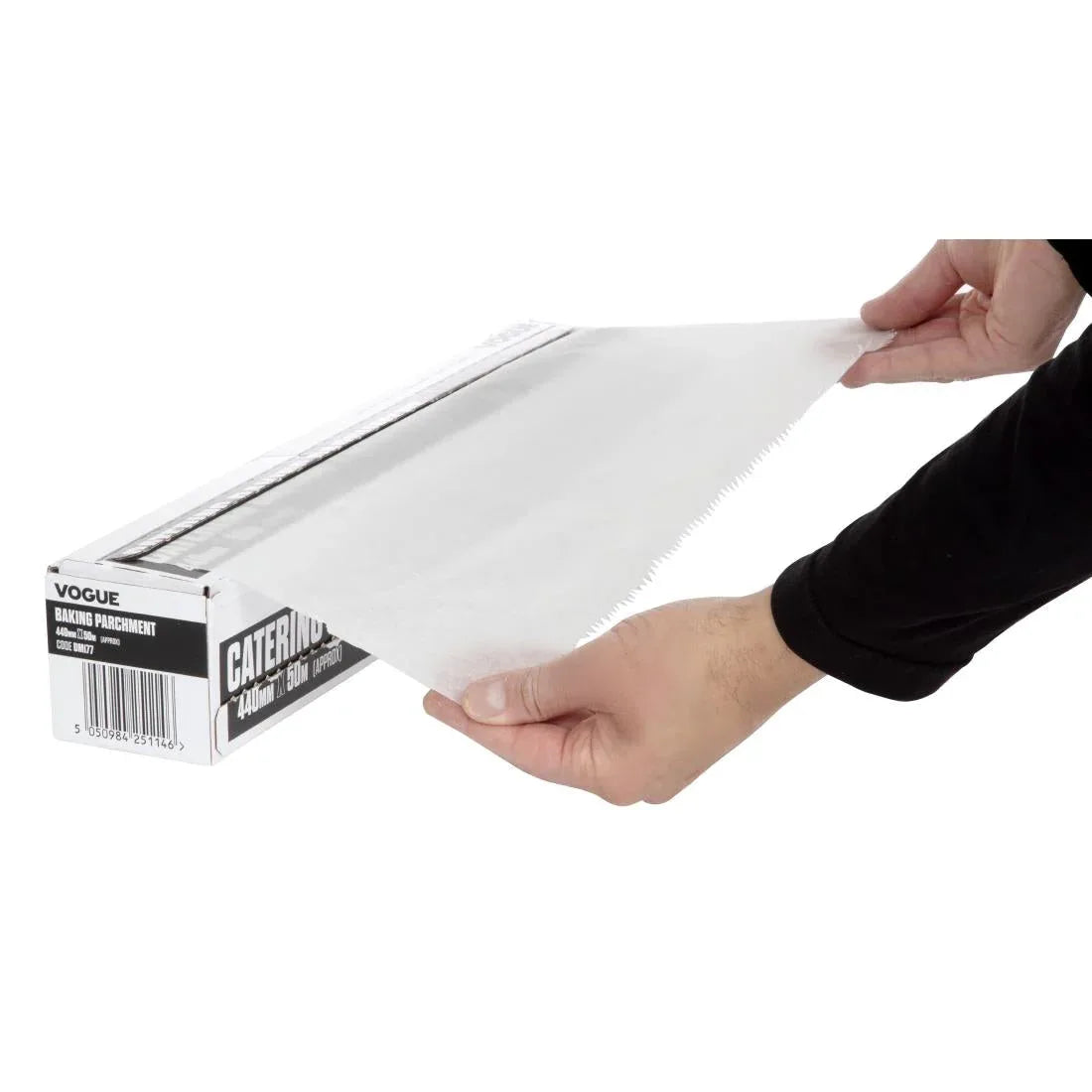 DM177 Vogue Baking Parchment Paper 440mm x 50m - JD Catering Equipment Solutions Ltd