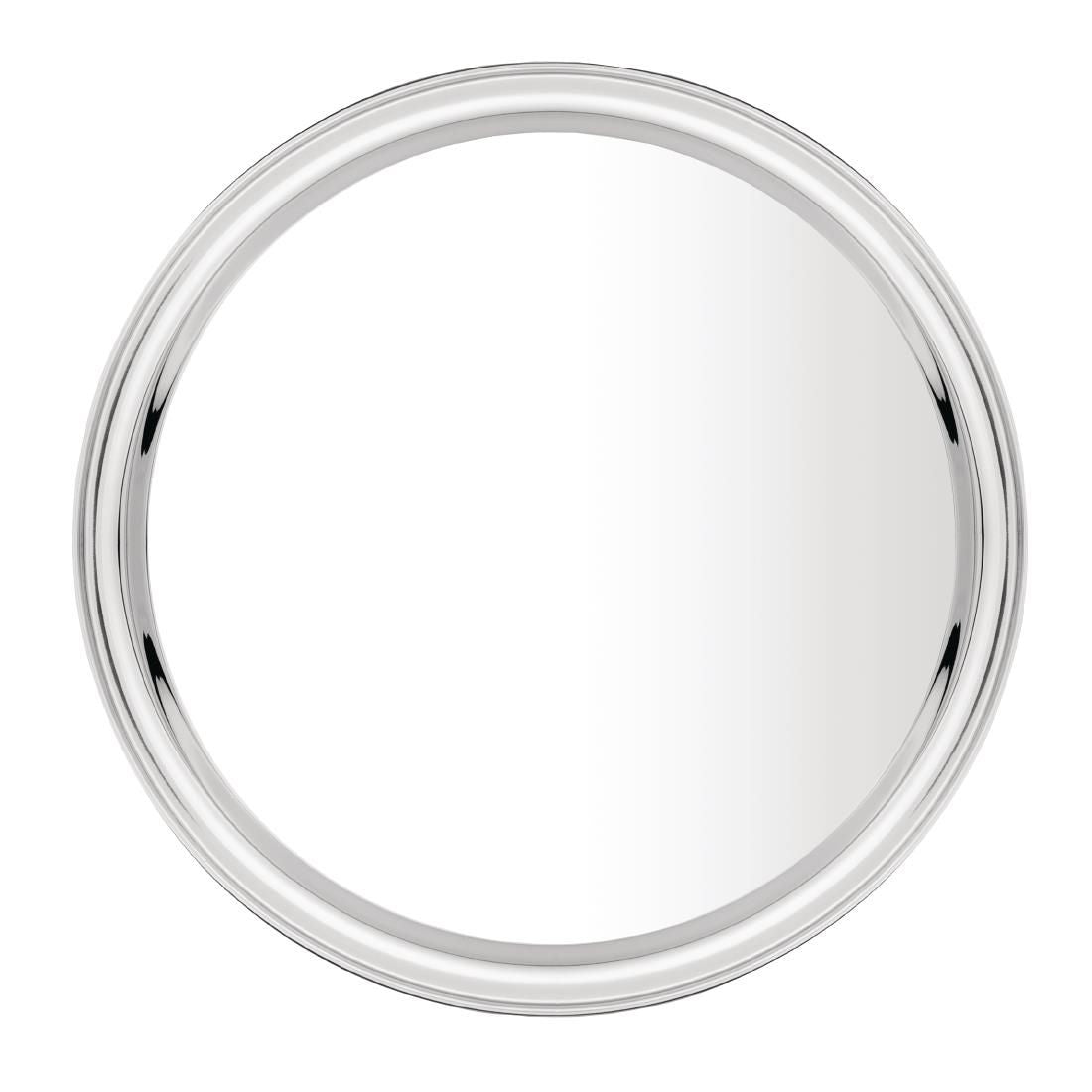 DM193 Olympia Stainless Steel Round Service Tray 355mm JD Catering Equipment Solutions Ltd
