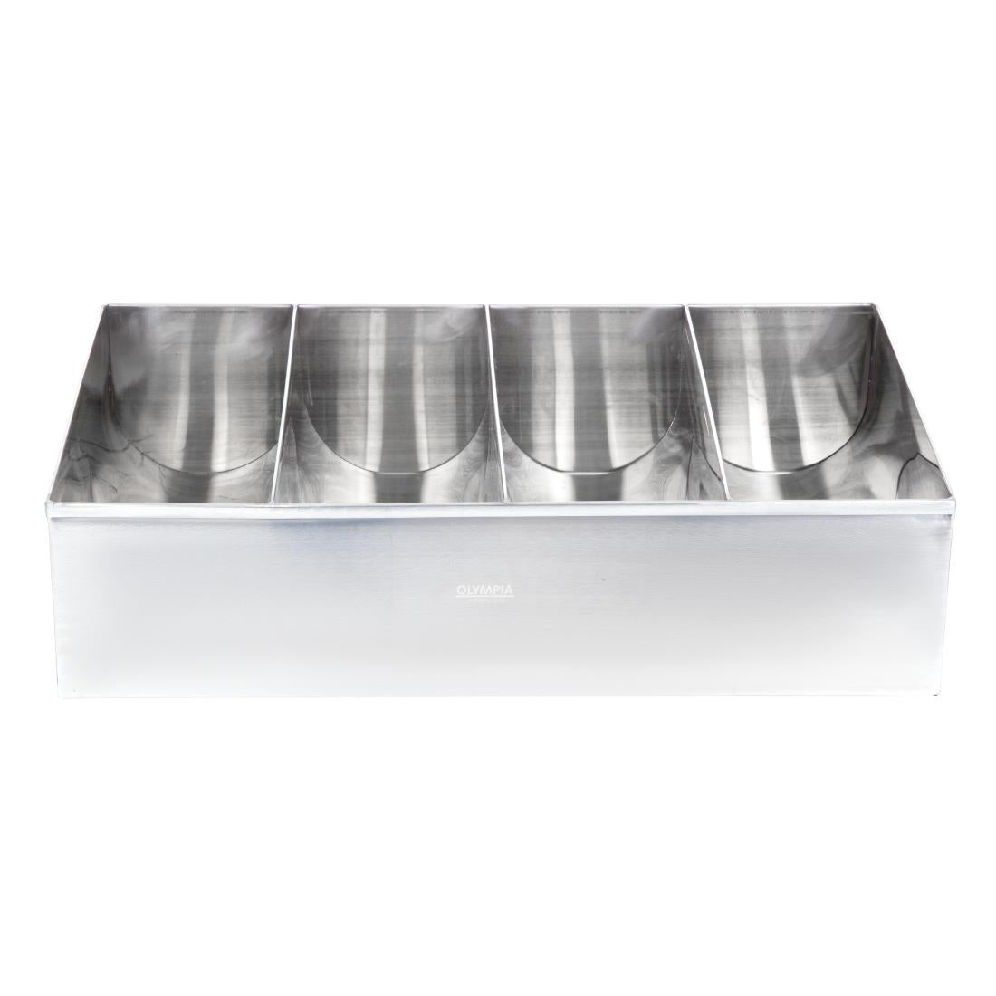 DM274 Olympia Cutlery Holder Stainless Steel JD Catering Equipment Solutions Ltd