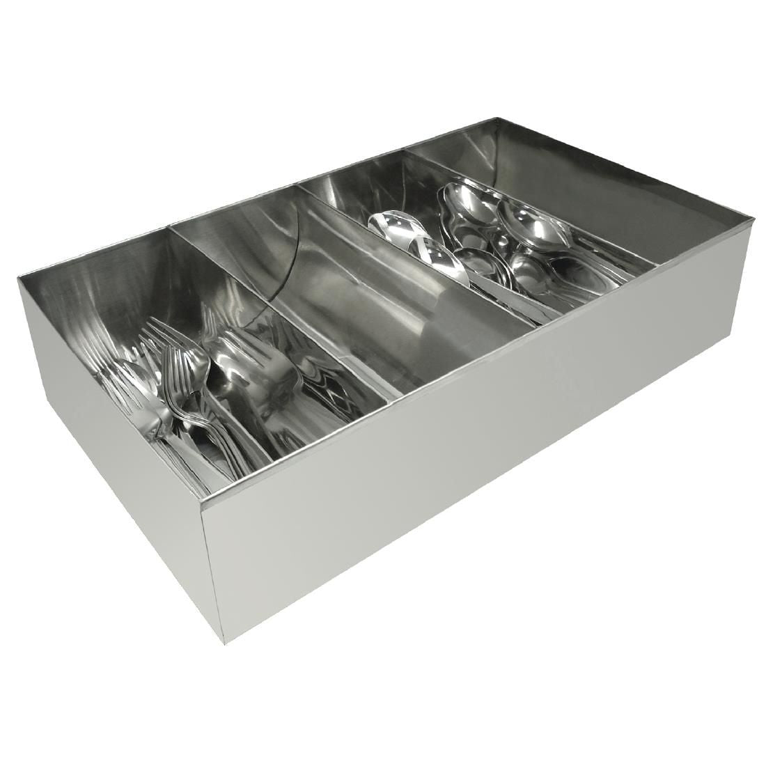 DM274 Olympia Cutlery Holder Stainless Steel JD Catering Equipment Solutions Ltd