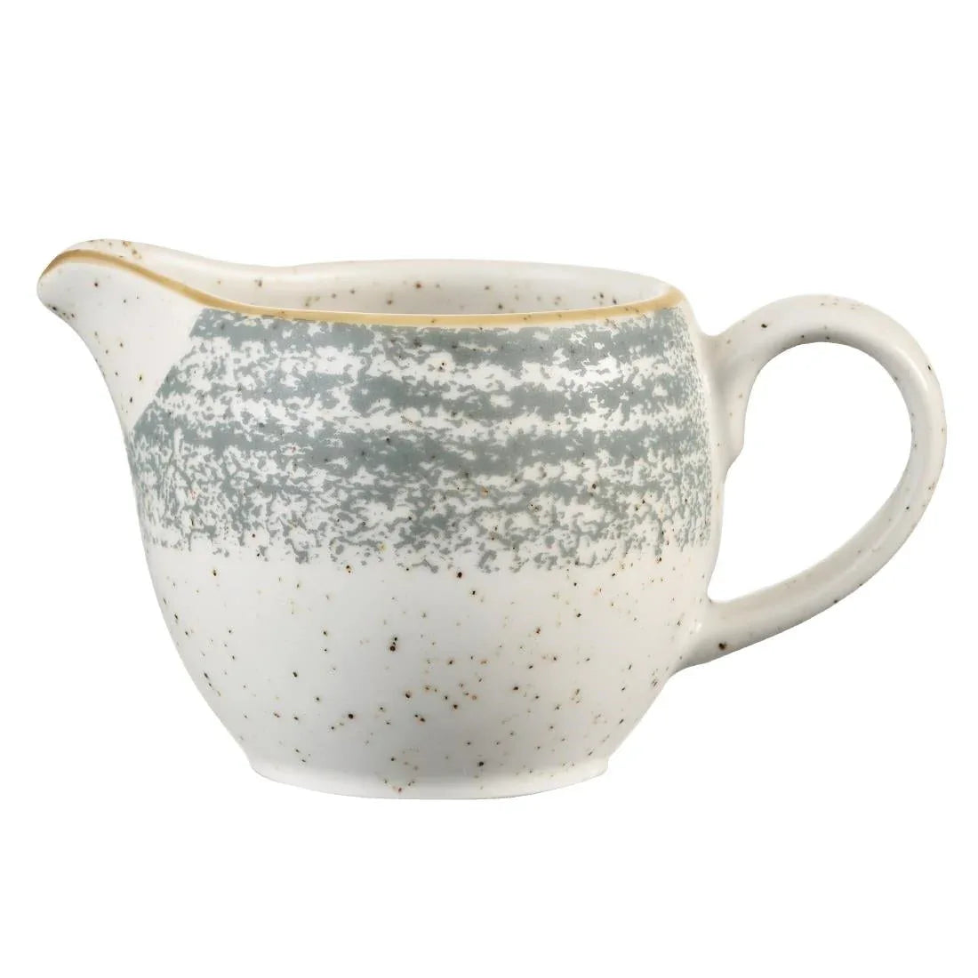 DM425 Churchill Studio Prints Homespun Stone Grey Milk Jug 114ml 4oz (Pack of 4) - JD Catering Equipment Solutions Ltd