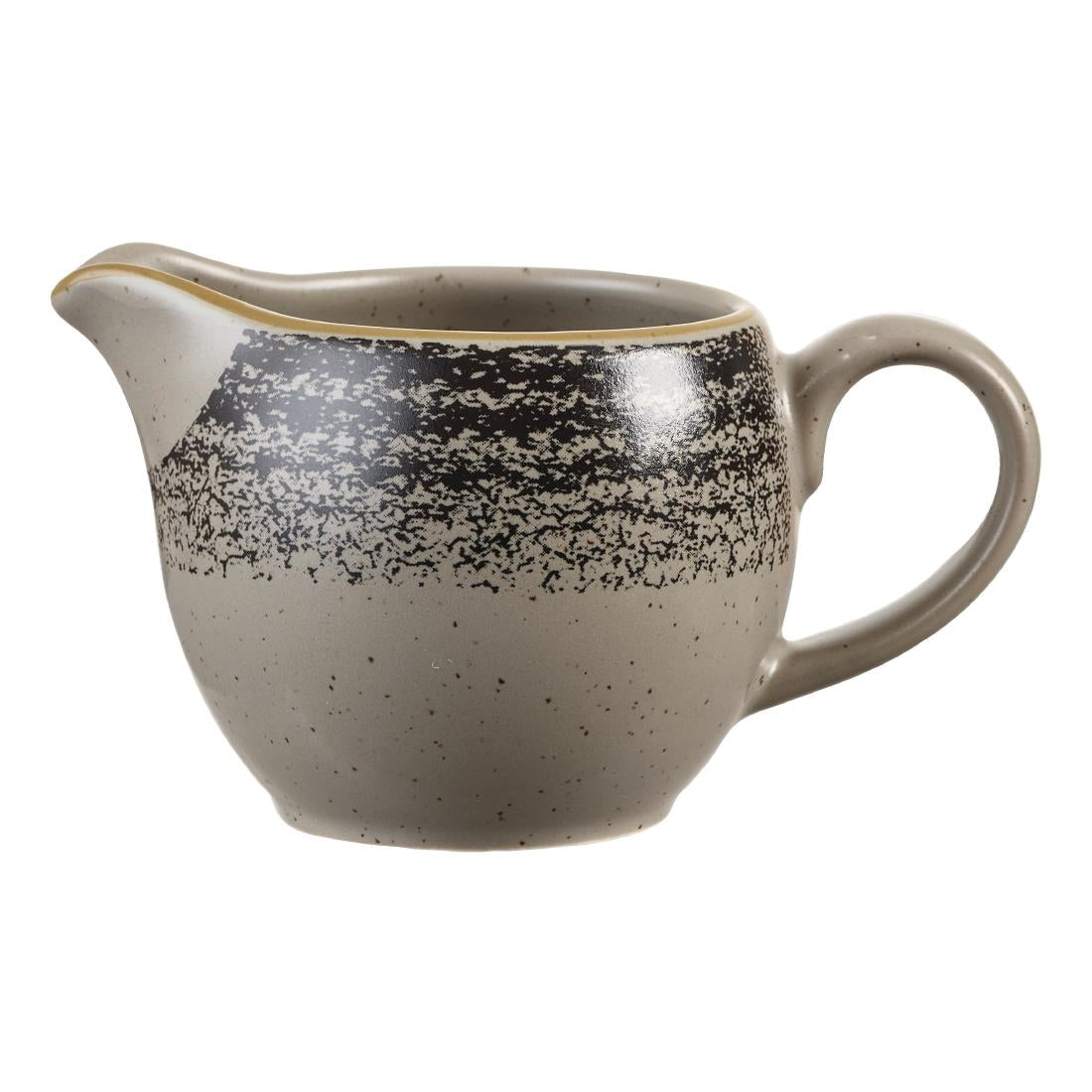 DM432 Churchill Studio Prints Homespun Charcoal Black Milk Jug 114ml 4oz (Pack of 4) JD Catering Equipment Solutions Ltd