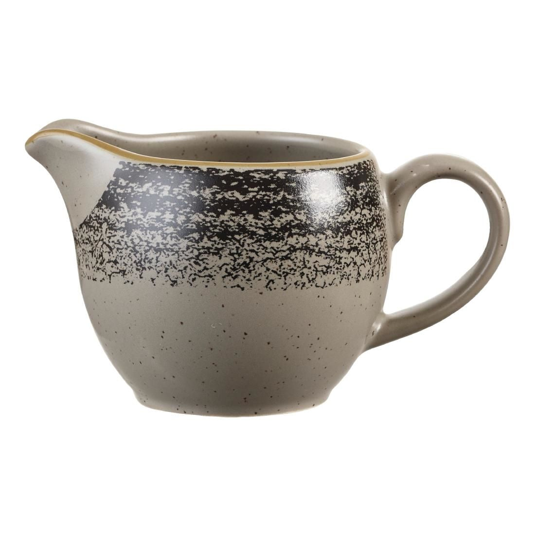 DM432 Churchill Studio Prints Homespun Charcoal Black Milk Jug 114ml 4oz (Pack of 4) JD Catering Equipment Solutions Ltd