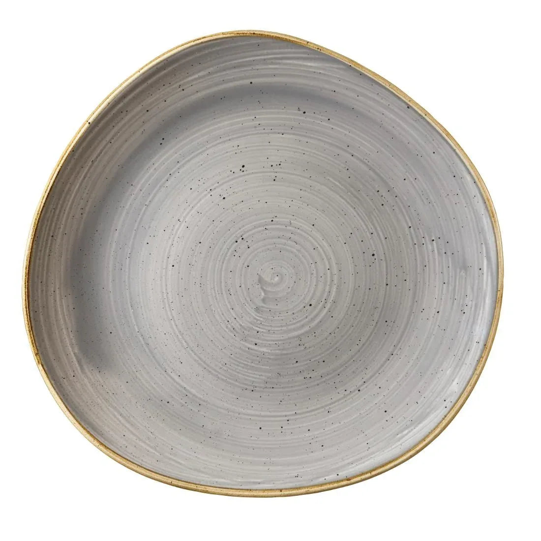 DM456 Churchill Stonecast Round Plate Peppercorn Grey 286mm (Pack of 12) - JD Catering Equipment Solutions Ltd