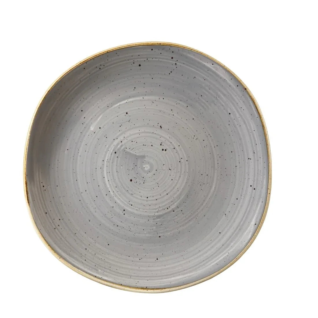 DM457 Churchill Stonecast Round Plate Peppercorn Grey 264mm (Pack of 12) - JD Catering Equipment Solutions Ltd