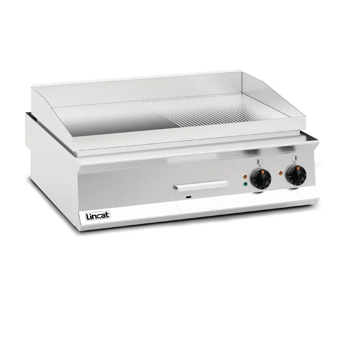 DM551 Lincat Opus 800 Half Ribbed Griddle OE8206/R - JD Catering Equipment Solutions Ltd