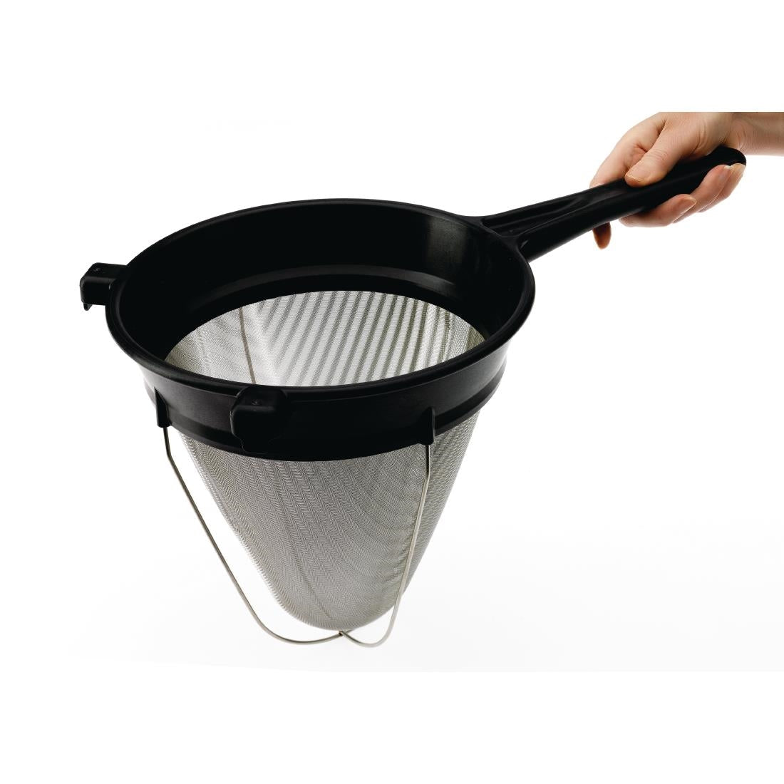 DM597 Matfer Bourgeat Exoglass Bouillon Strainer 255mm JD Catering Equipment Solutions Ltd