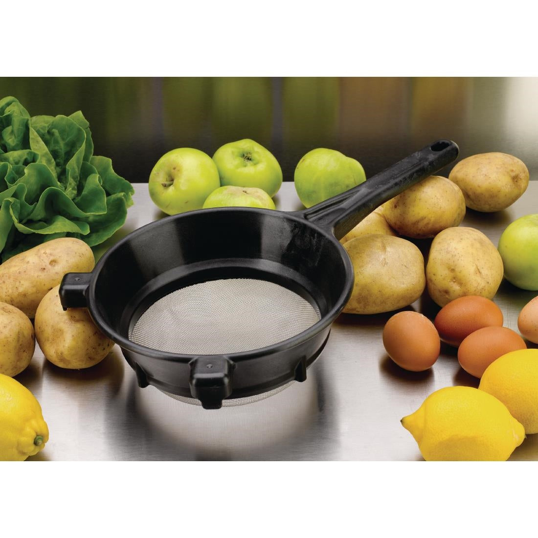 DM598 Matfer Bourgeat Exoglass Sieve Strainer 200mm JD Catering Equipment Solutions Ltd