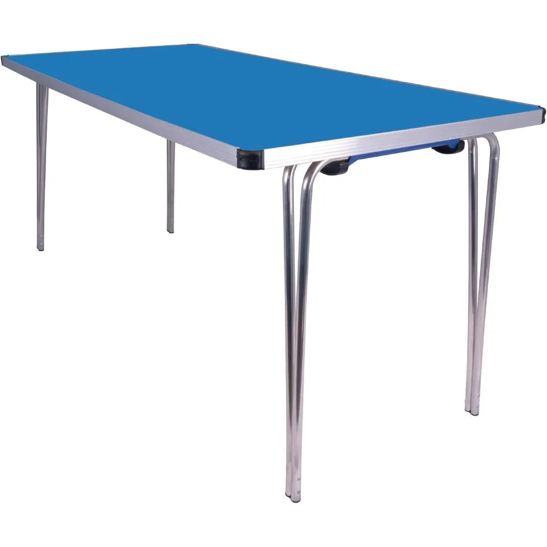 DM607 Gopak Contour Folding Table Blue 5ft - JD Catering Equipment Solutions Ltd