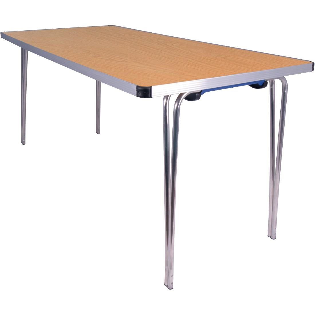 DM610 Gopak Contour Folding Table Oak 5ft JD Catering Equipment Solutions Ltd