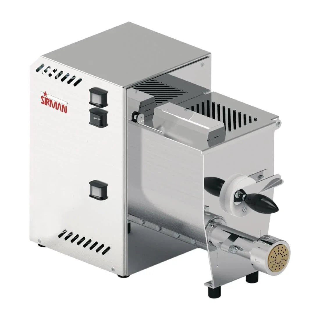 DM688-LIN Sirman Sinfonia 2 Pasta Machine with Linguine 3x1.6mm Die - JD Catering Equipment Solutions Ltd