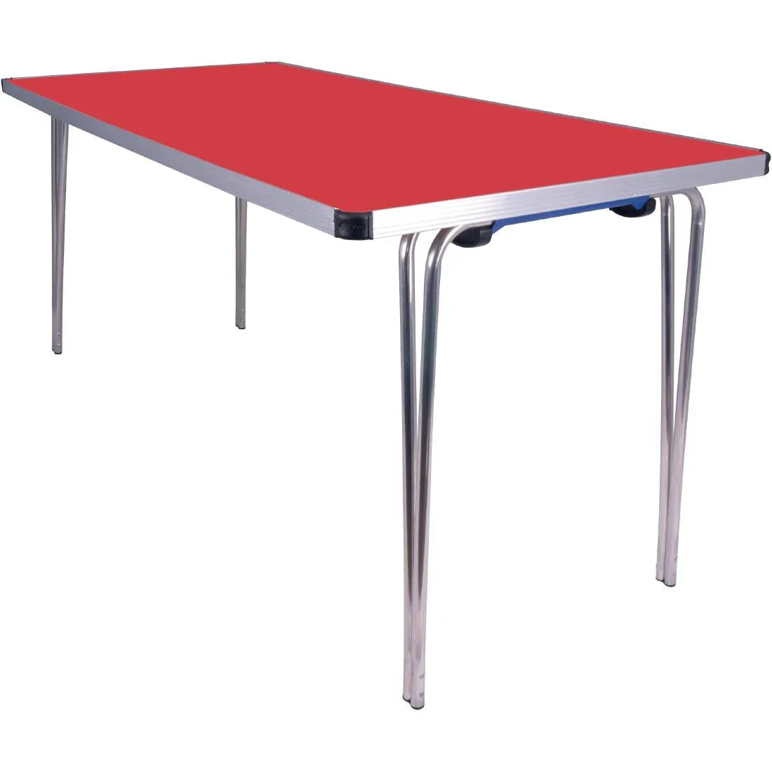 DM697 Gopak Contour Folding Table Red 5ft - JD Catering Equipment Solutions Ltd