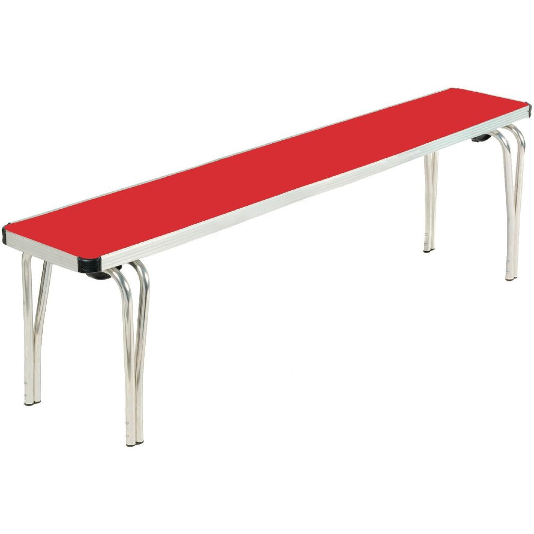 DM699 Gopak Contour Stacking Bench Red 5ft JD Catering Equipment Solutions Ltd