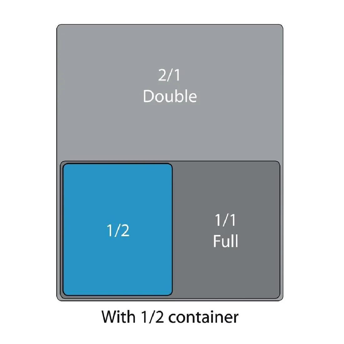 DM731 Cambro Polycarbonate 1/2 Gastronorm Pan Drain Shelf JD Catering Equipment Solutions Ltd