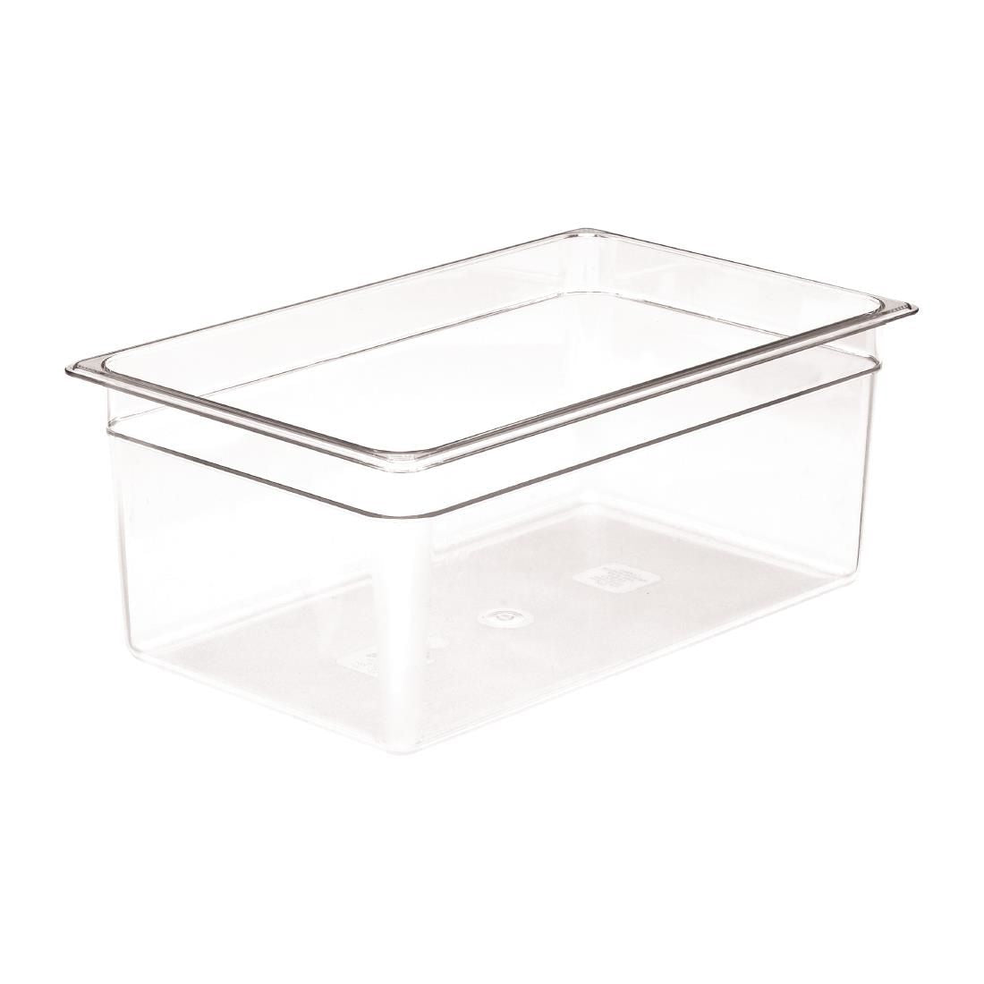 DM739 Cambro Polycarbonate 1/1 Gastronorm Pan 200mm JD Catering Equipment Solutions Ltd