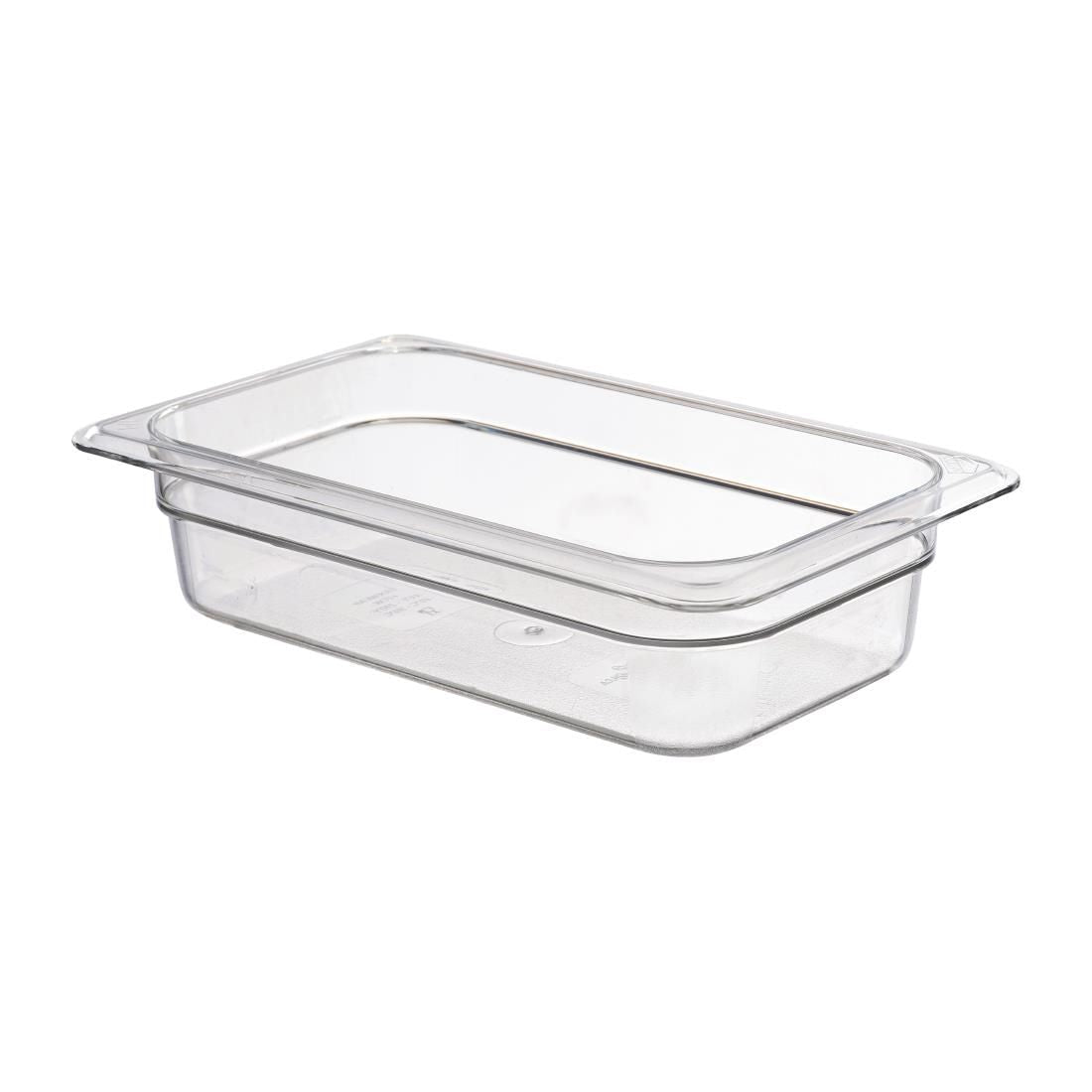 DM748 Cambro Polycarbonate 1/4 Gastronorm Pan 65mm JD Catering Equipment Solutions Ltd