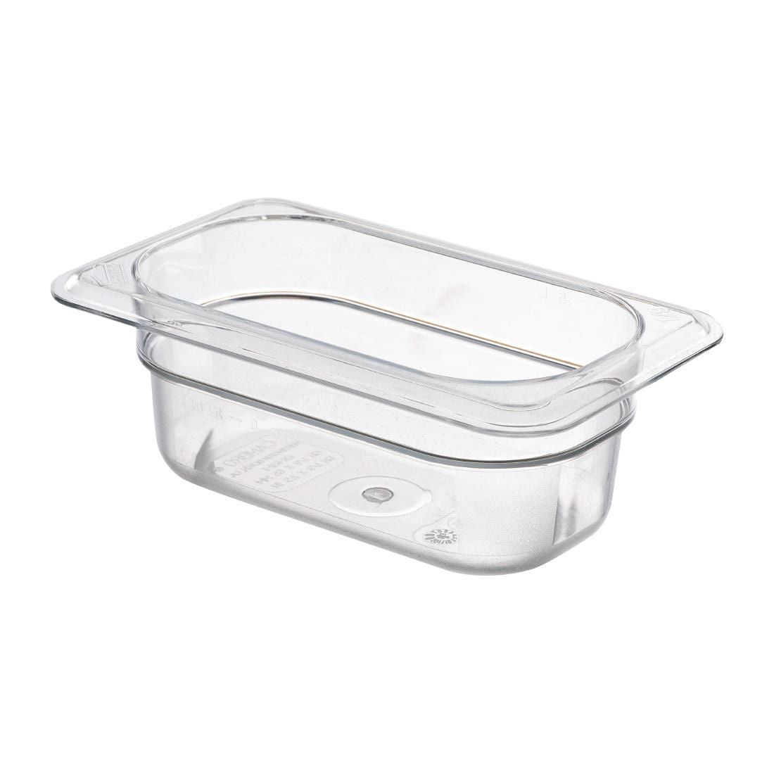 DM759 Cambro Polycarbonate 1/9 Gastronorm Pan 65mm JD Catering Equipment Solutions Ltd