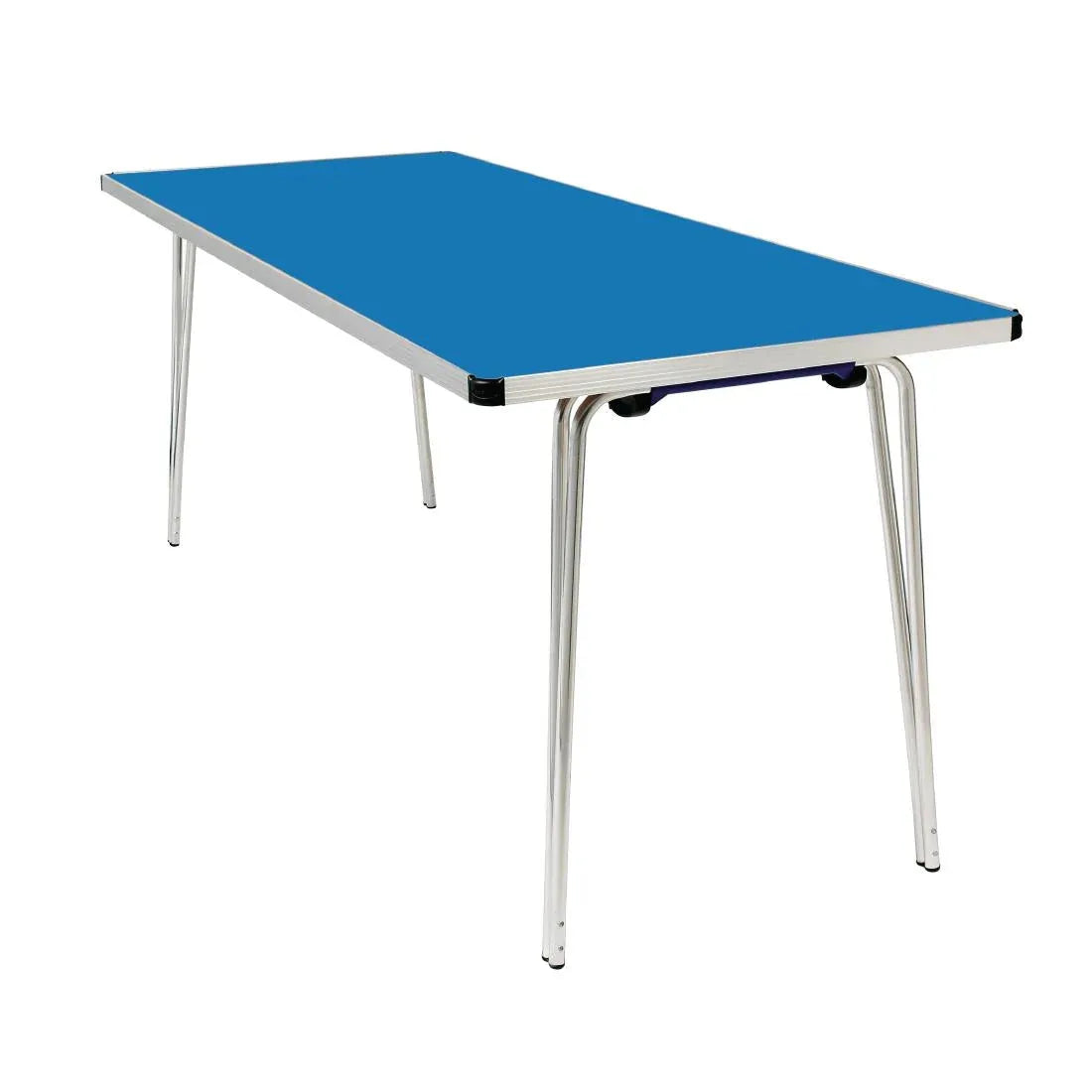 DM944 Gopak Contour Folding Table Blue 6ft - JD Catering Equipment Solutions Ltd